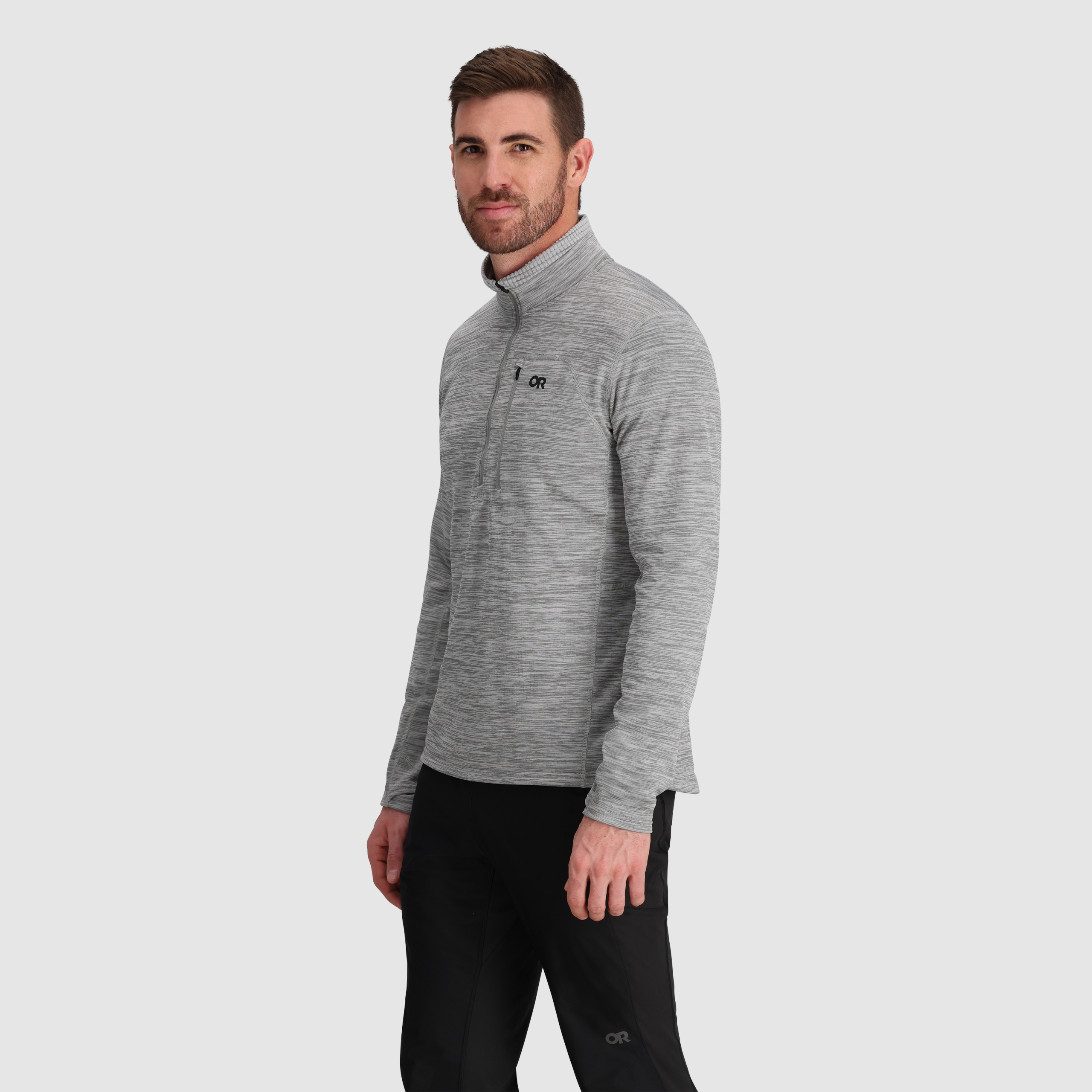 Men's Vigor Grid Fleece Half Zip - Image 24