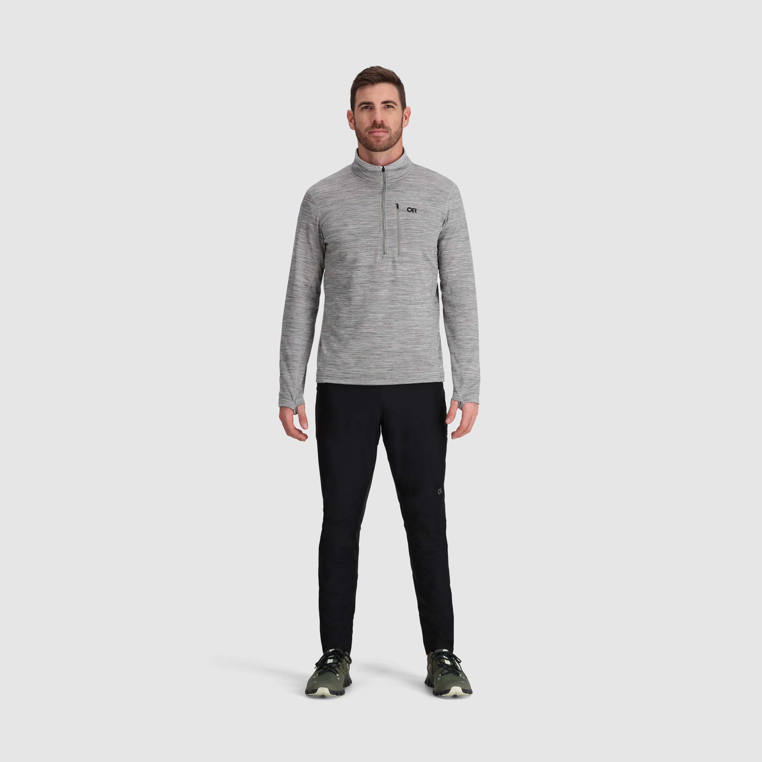 Men's Vigor Grid Fleece Half Zip - Image 25