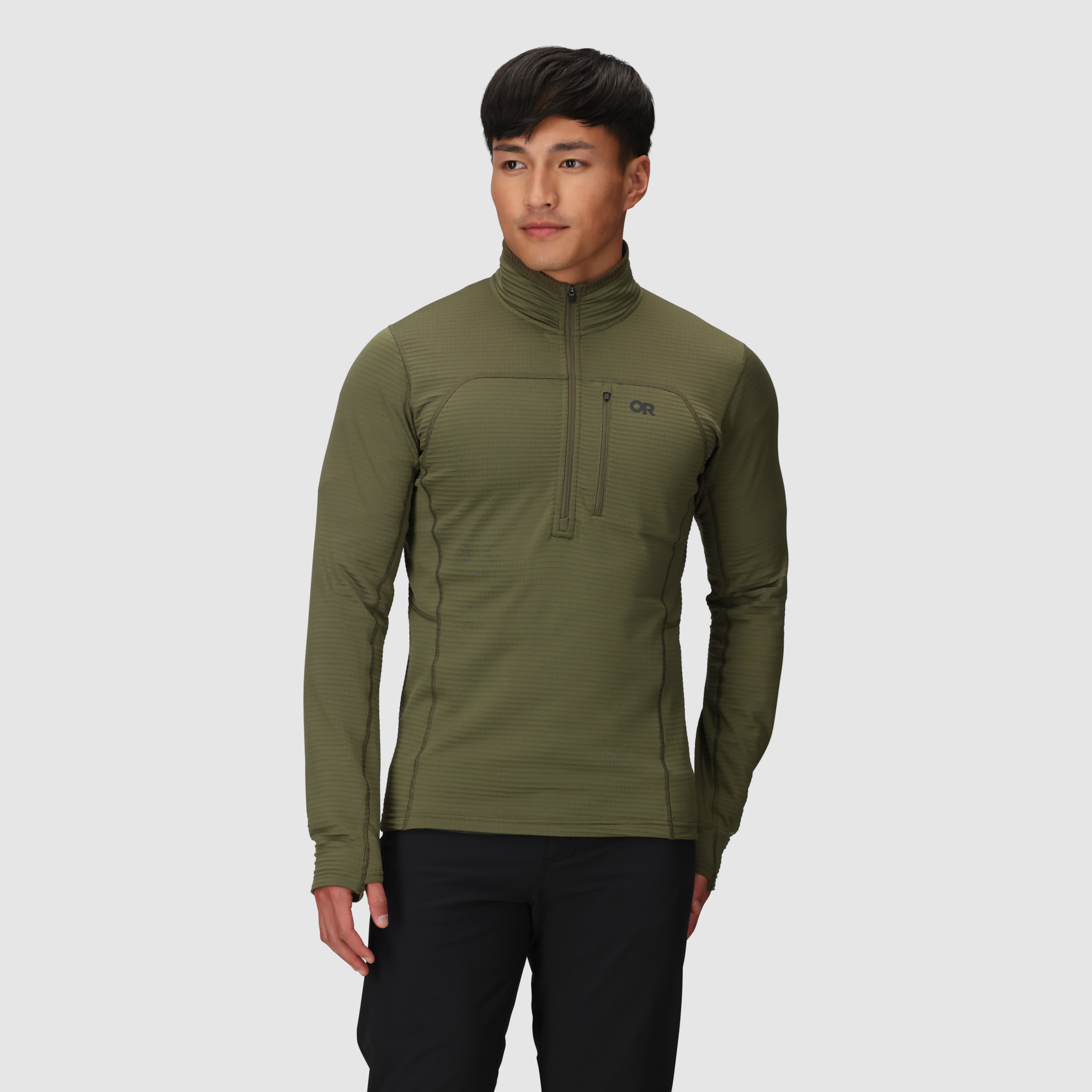 Men's Vigor Grid Fleece Half Zip - Image 15