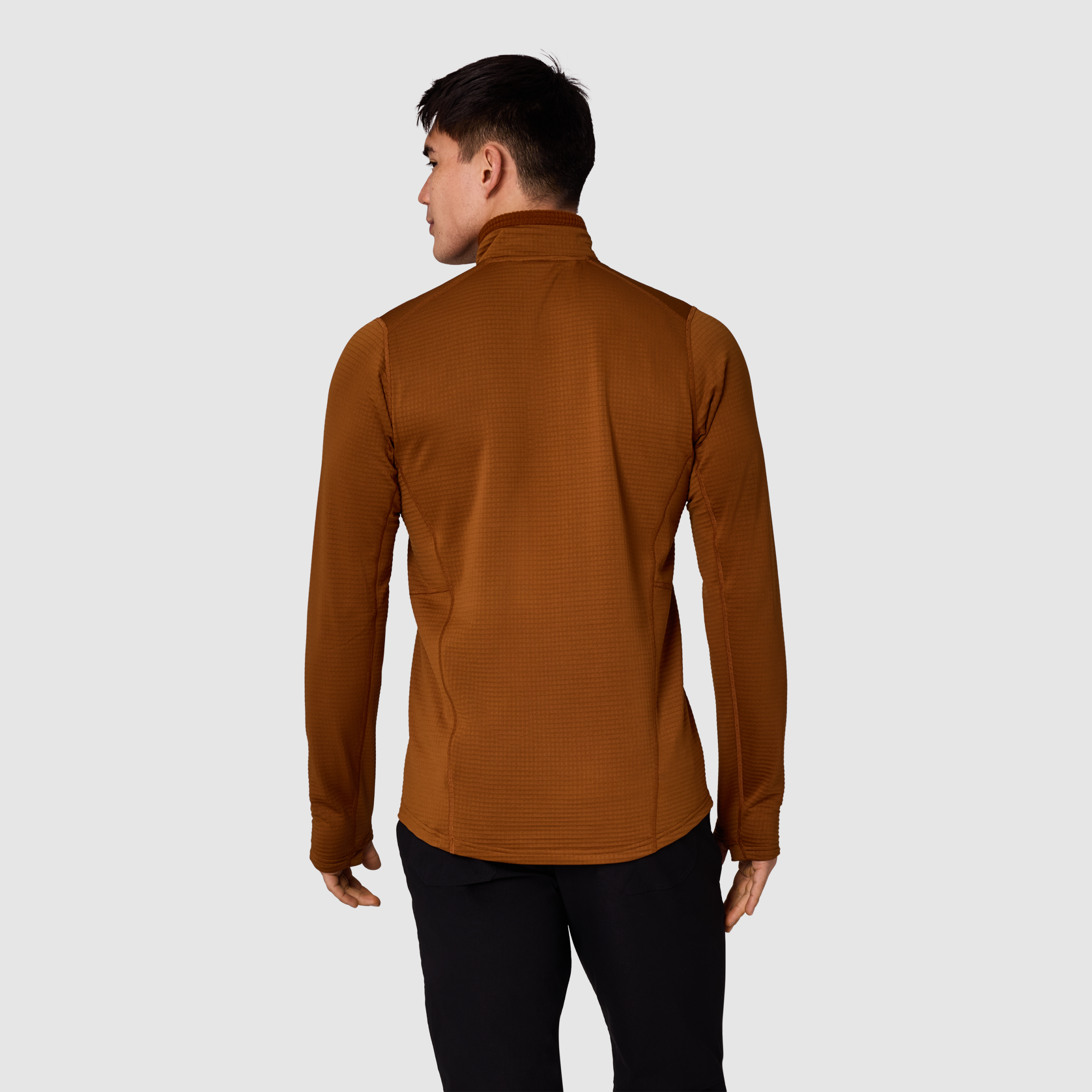 Men's Vigor Grid Fleece Half Zip - Image 7