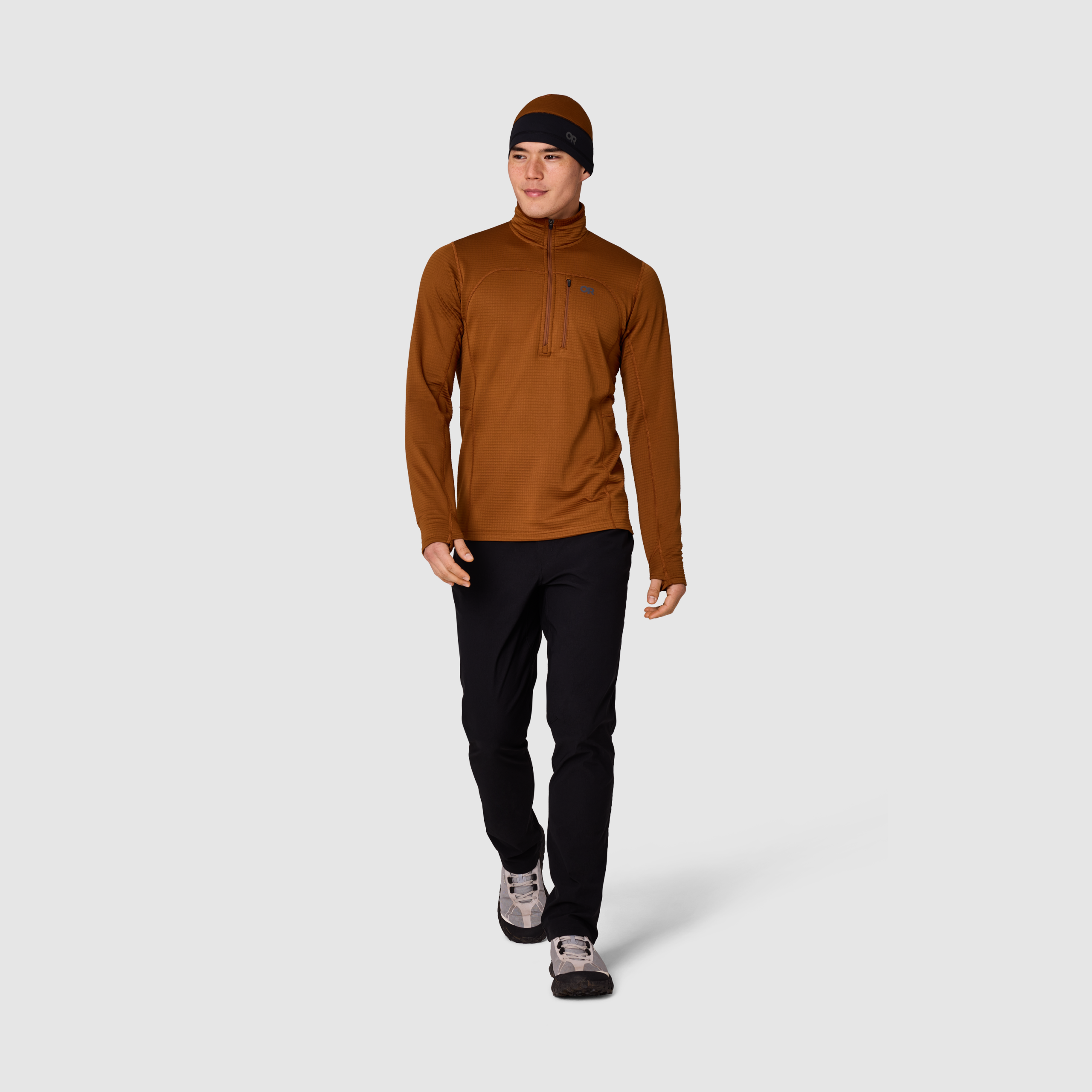 Men's Vigor Grid Fleece Half Zip - Image 9