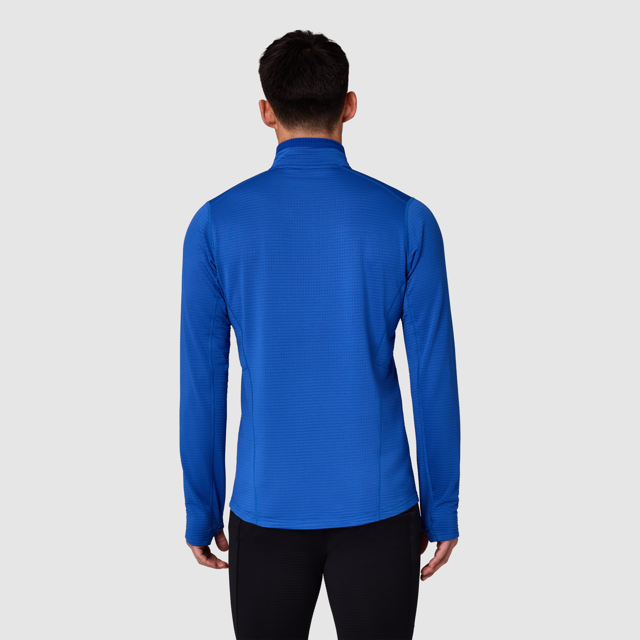 Men's Vigor Grid Fleece Half Zip - Image 2