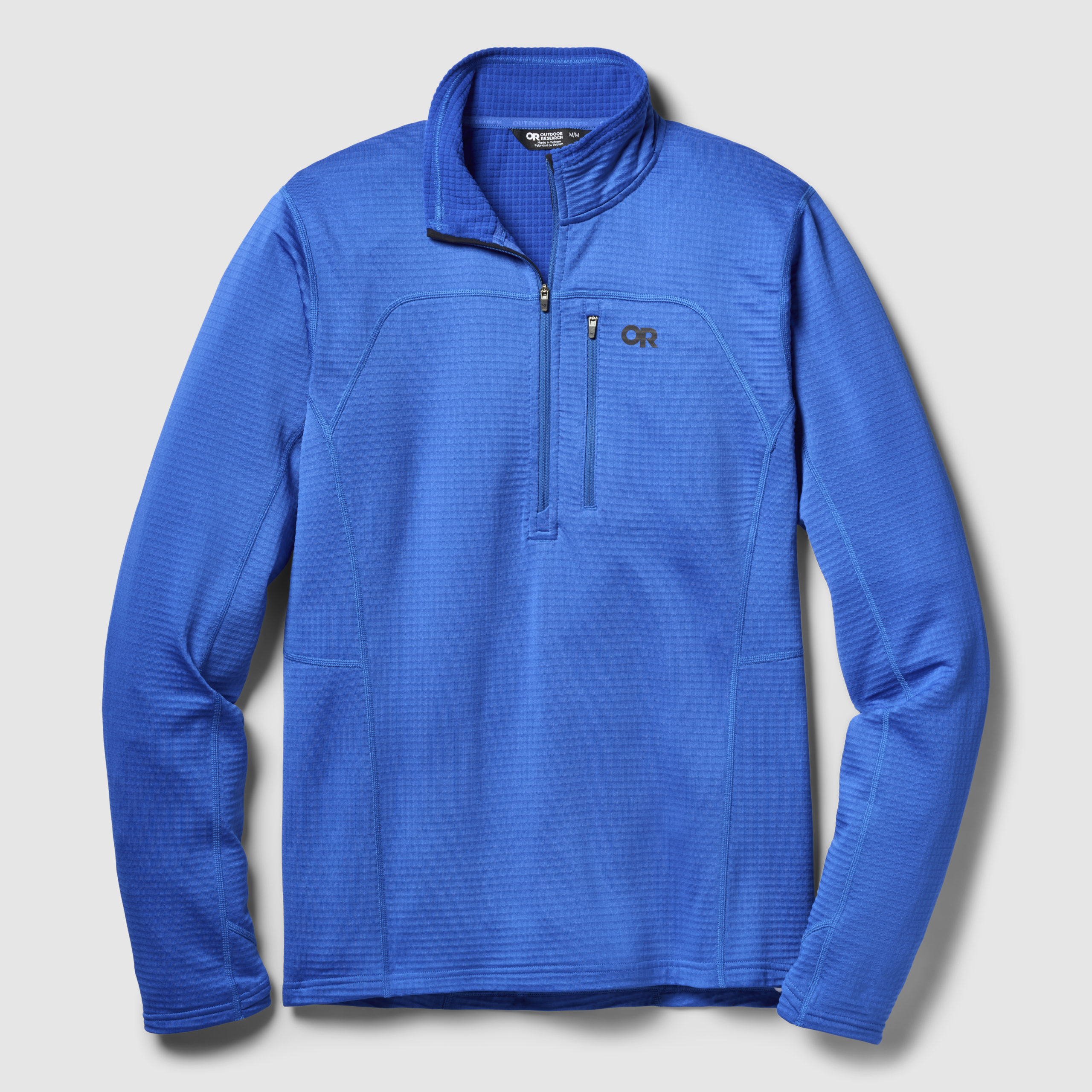 Men's Vigor Grid Fleece Half Zip - Image 5