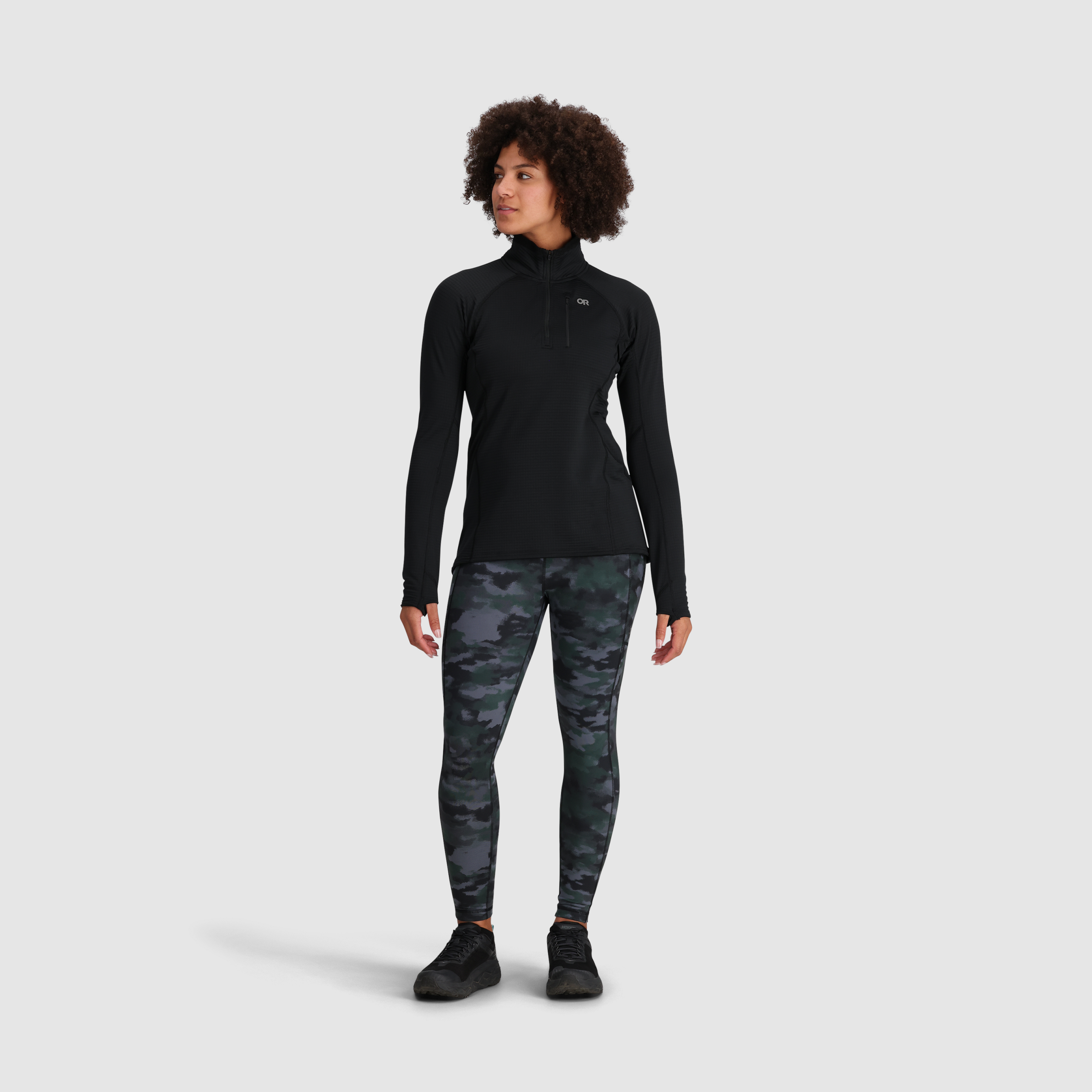 Women's Vigor Grid Fleece Quarter Zip - Image 25