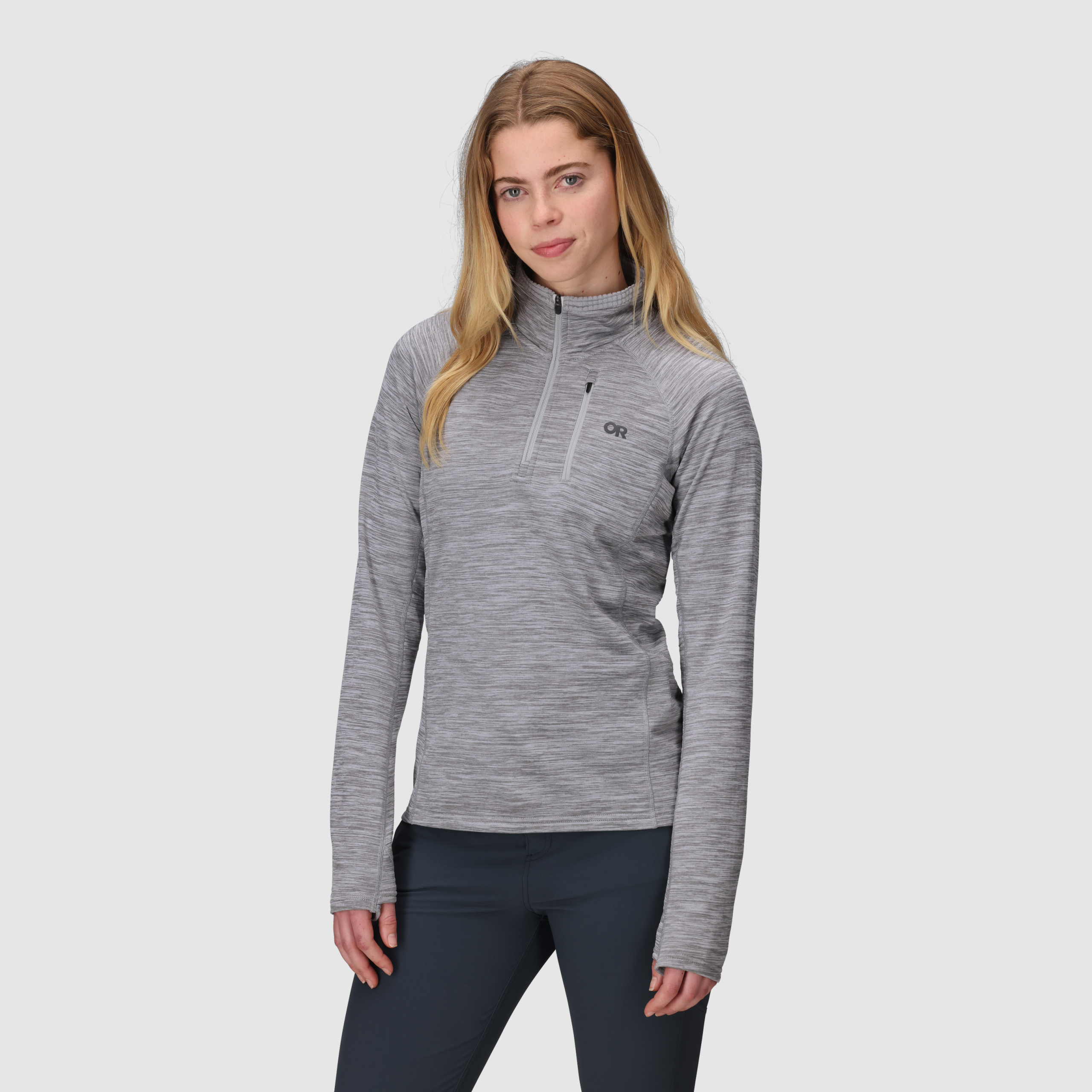Women's Vigor Grid Fleece Quarter Zip - Image 15