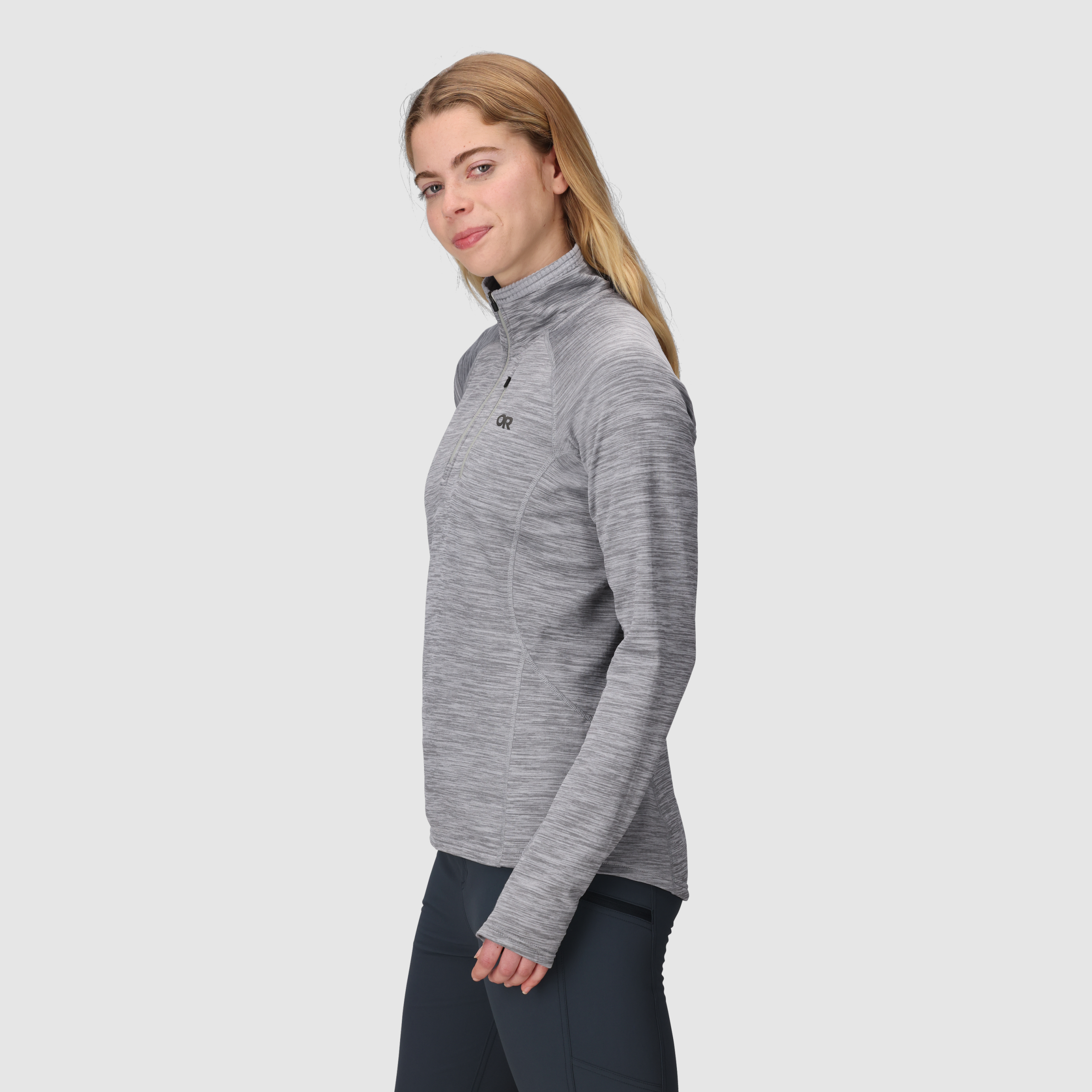 Women's Vigor Grid Fleece Quarter Zip - Image 17