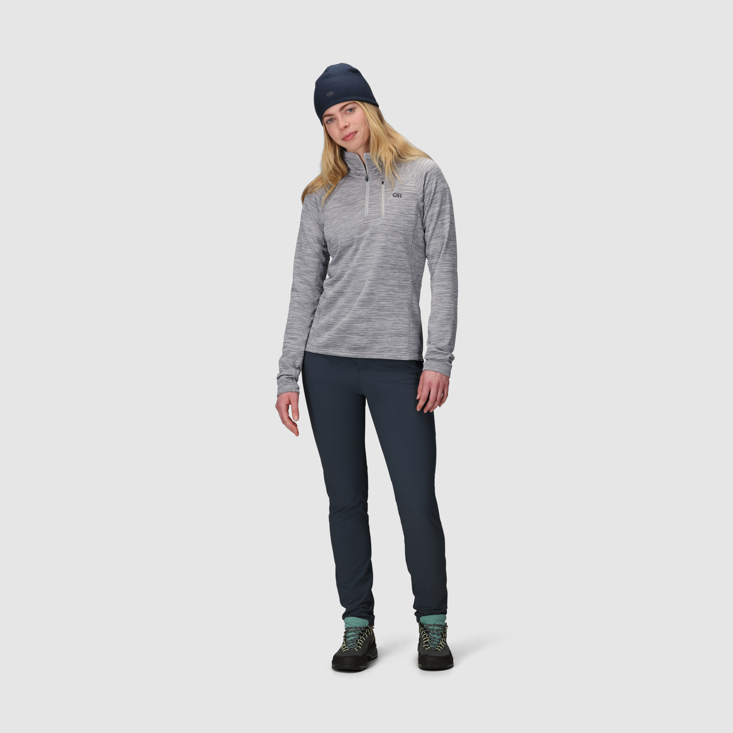 Women's Vigor Grid Fleece Quarter Zip - Image 18