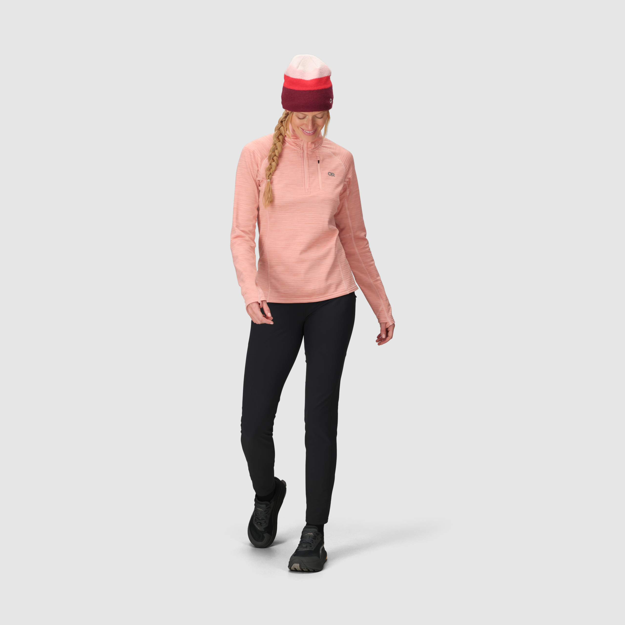 Women's Vigor Grid Fleece Quarter Zip - Image 30