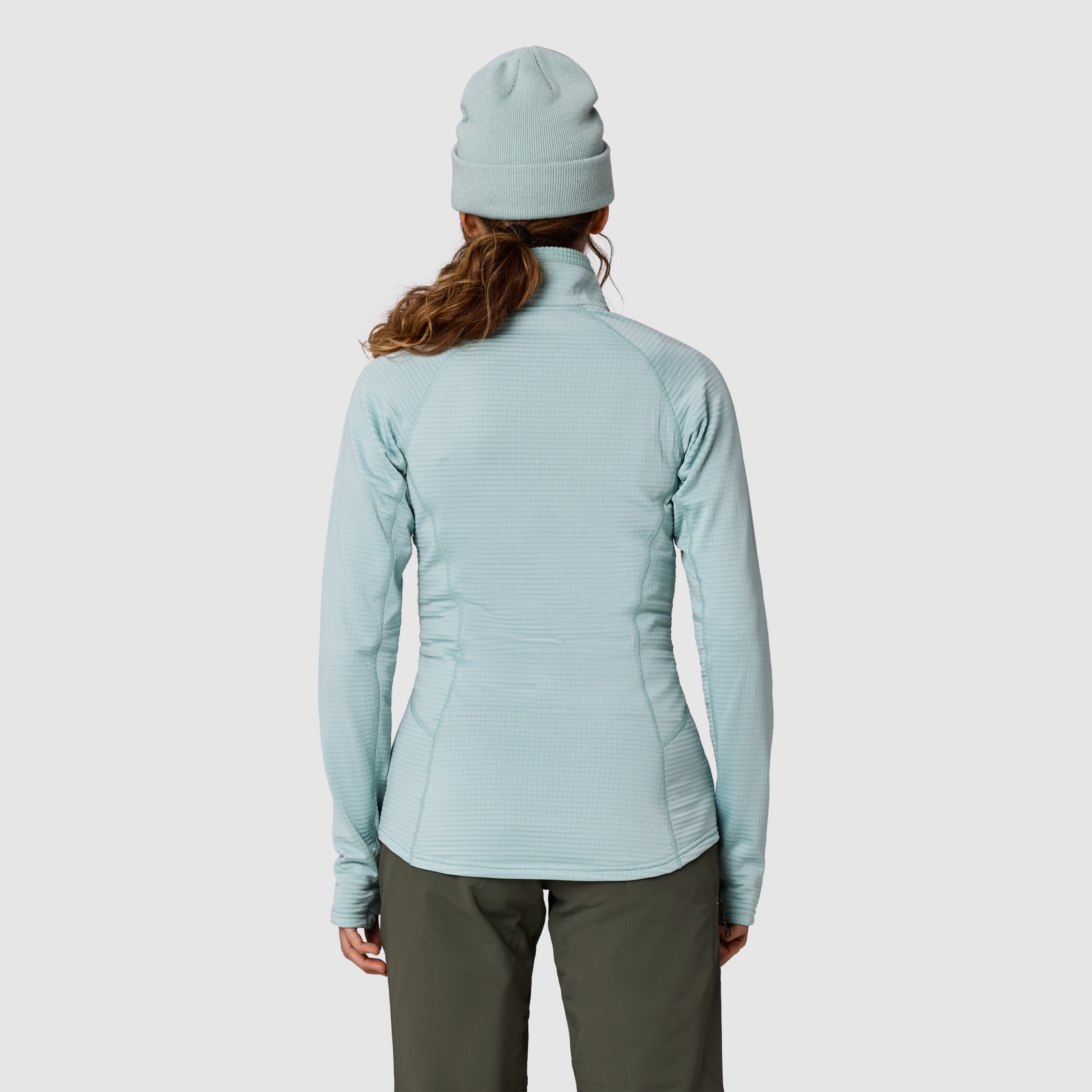 Women's Vigor Grid Fleece Quarter Zip - Image 7