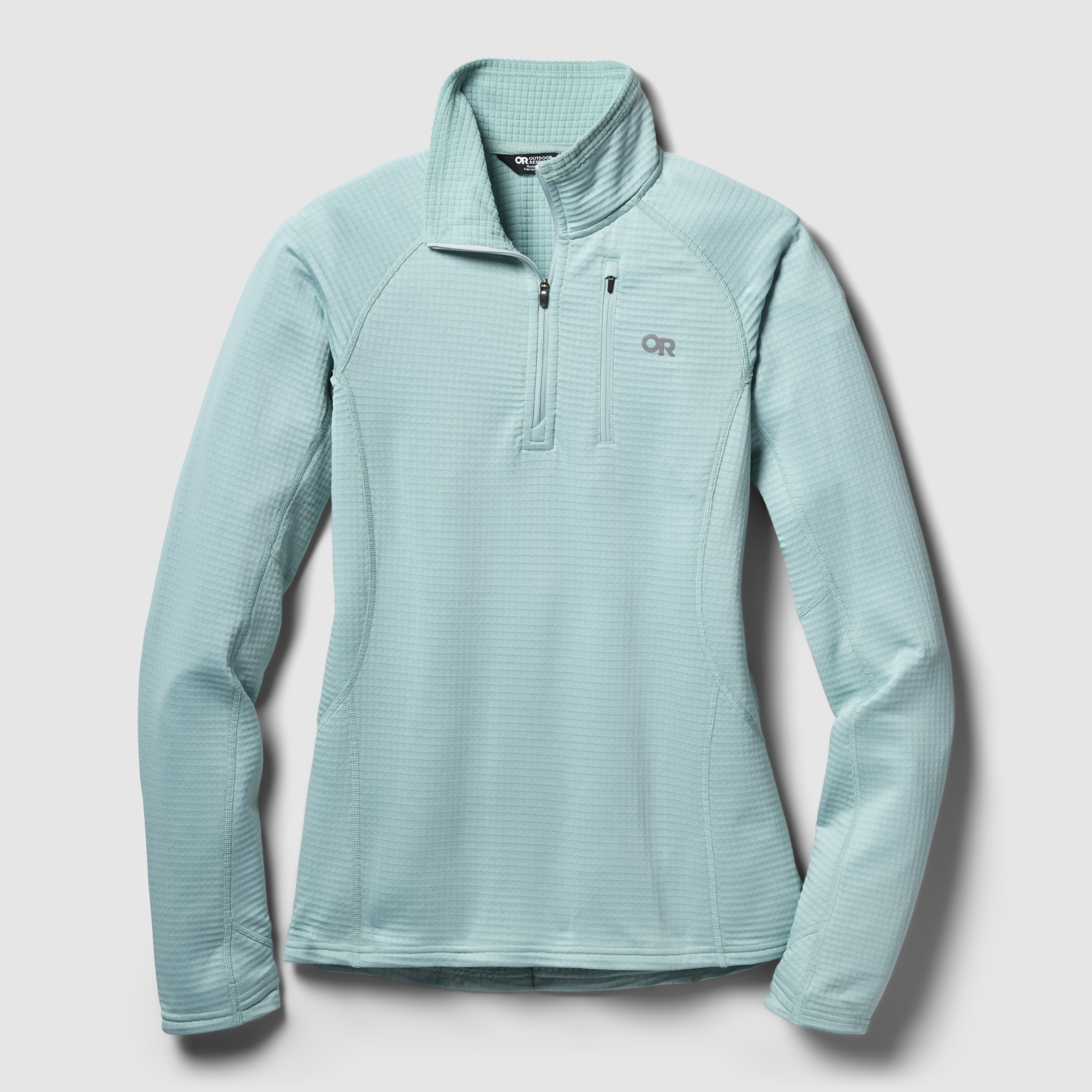 Women's Vigor Grid Fleece Quarter Zip - Image 10