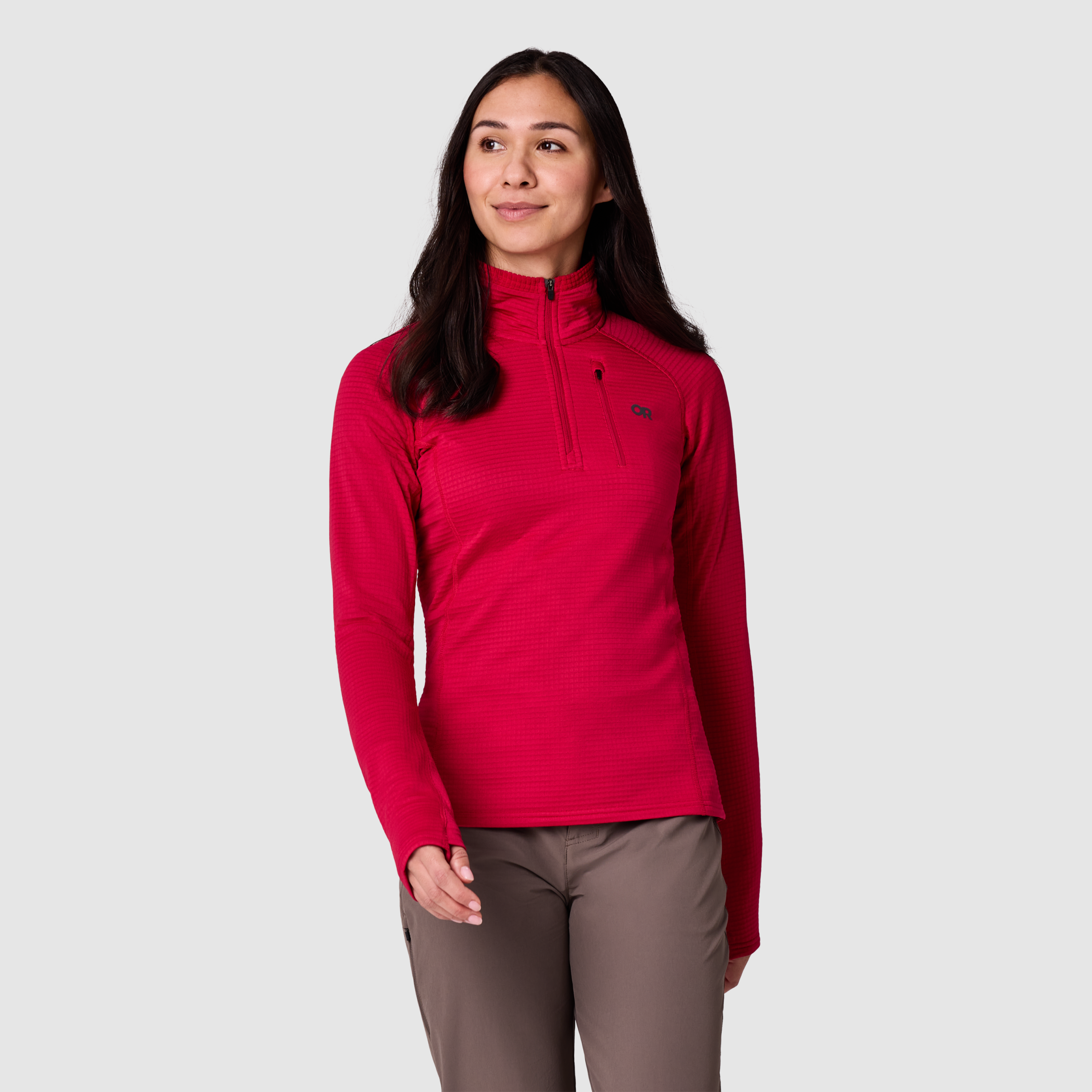 Women's Vigor Grid Fleece Quarter Zip