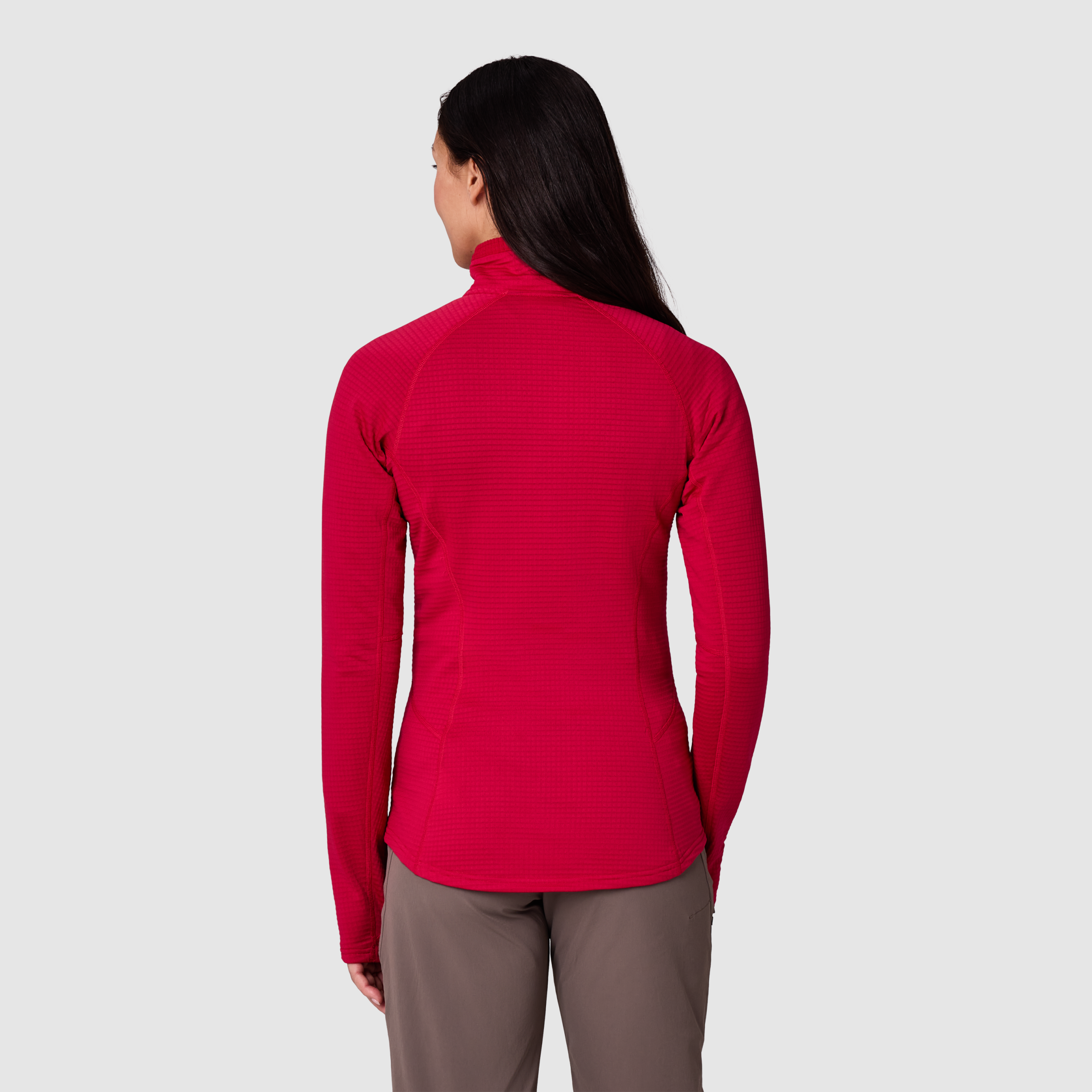 Women's Vigor Grid Fleece Quarter Zip - Image 2