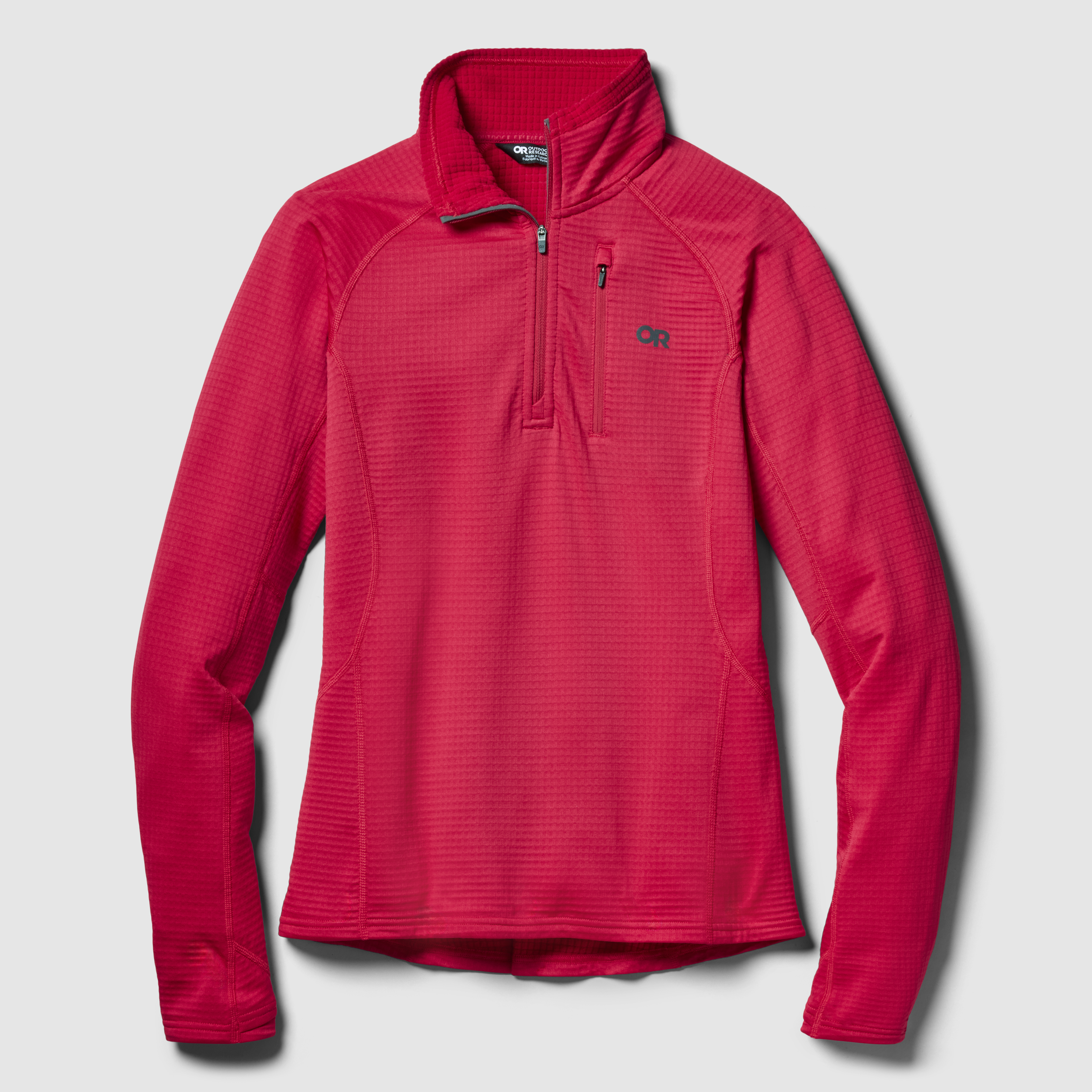 Women's Vigor Grid Fleece Quarter Zip - Image 5
