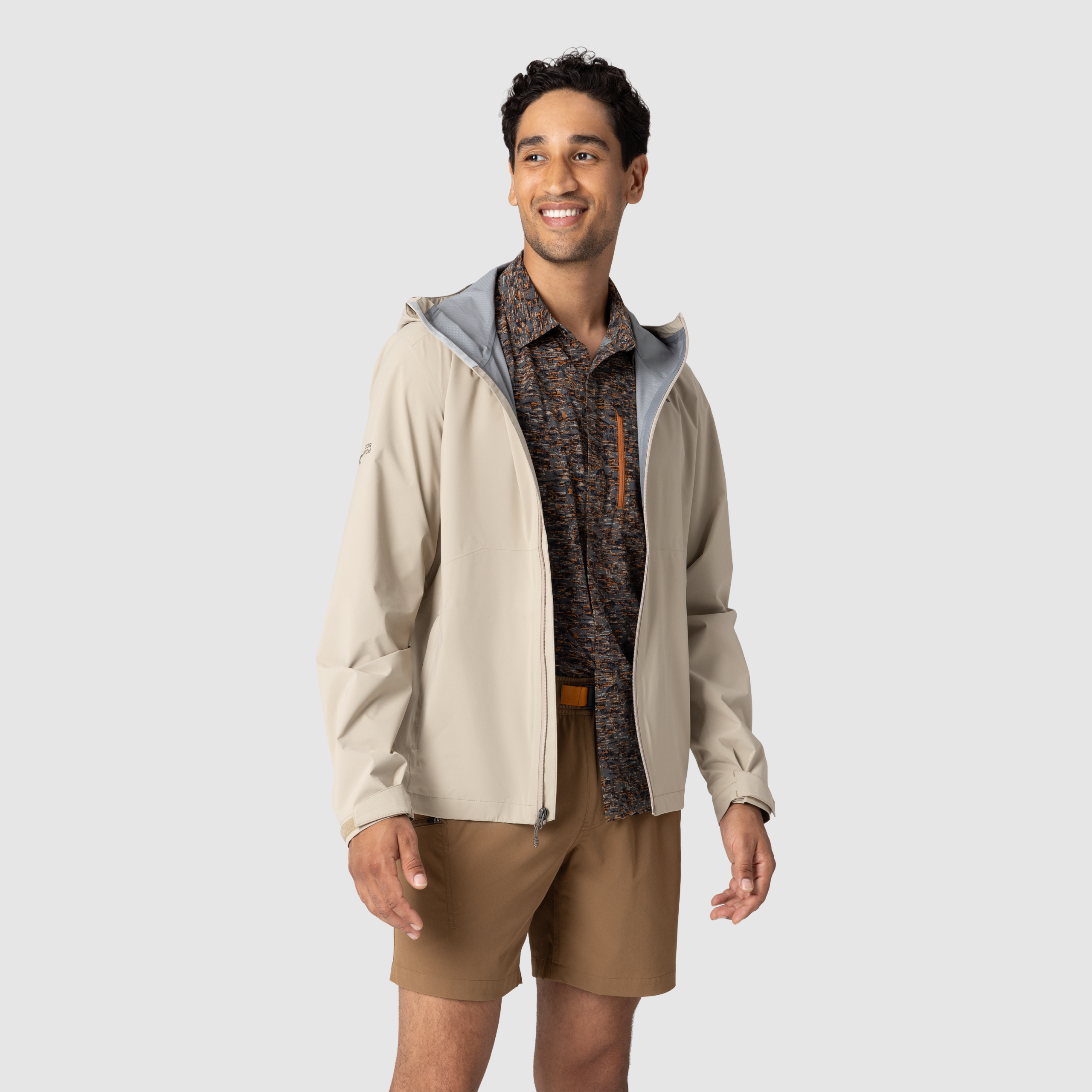 Men's Stratoburst Stretch Rain Jacket - Image 4