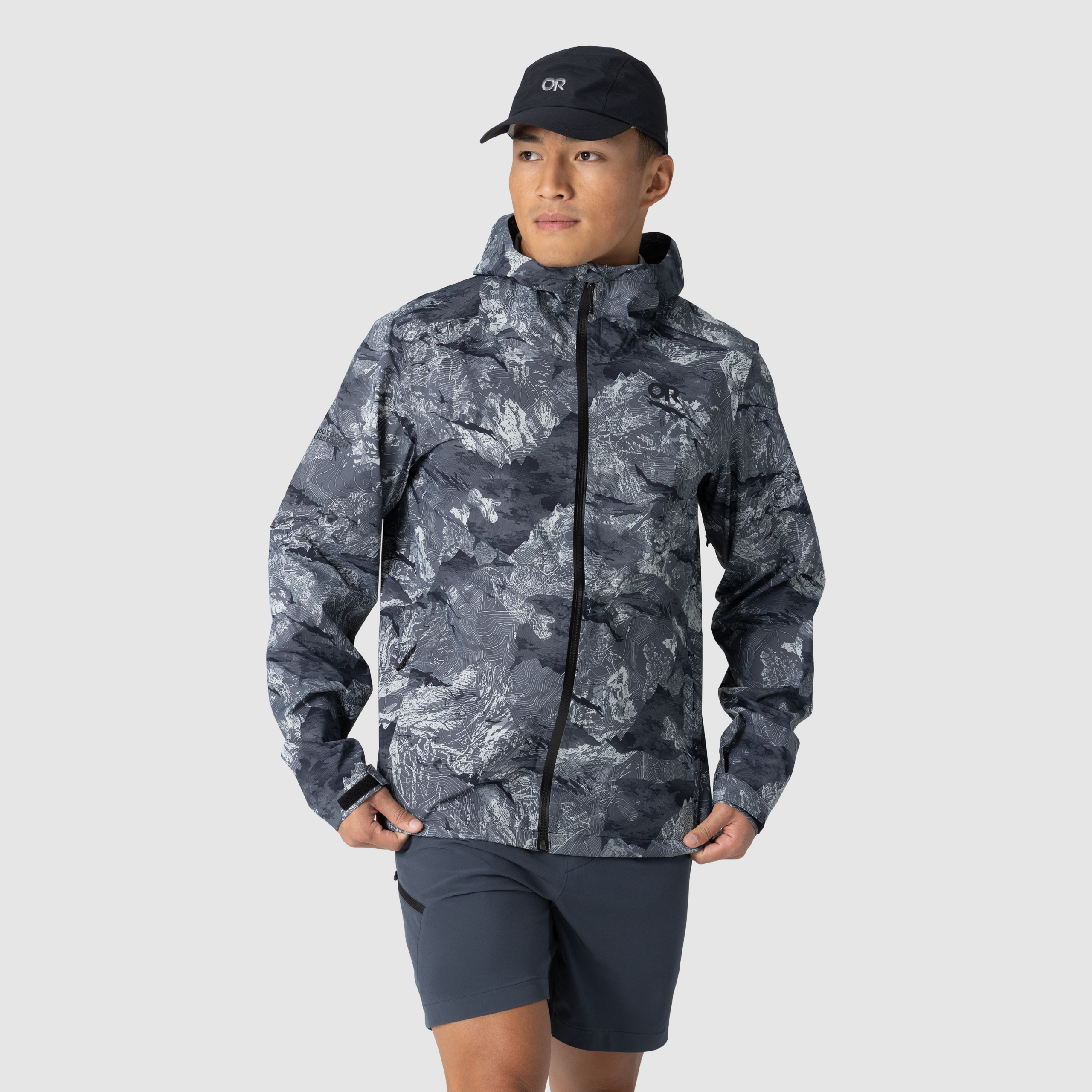 Men's Stratoburst Stretch Rain Jacket - Image 9