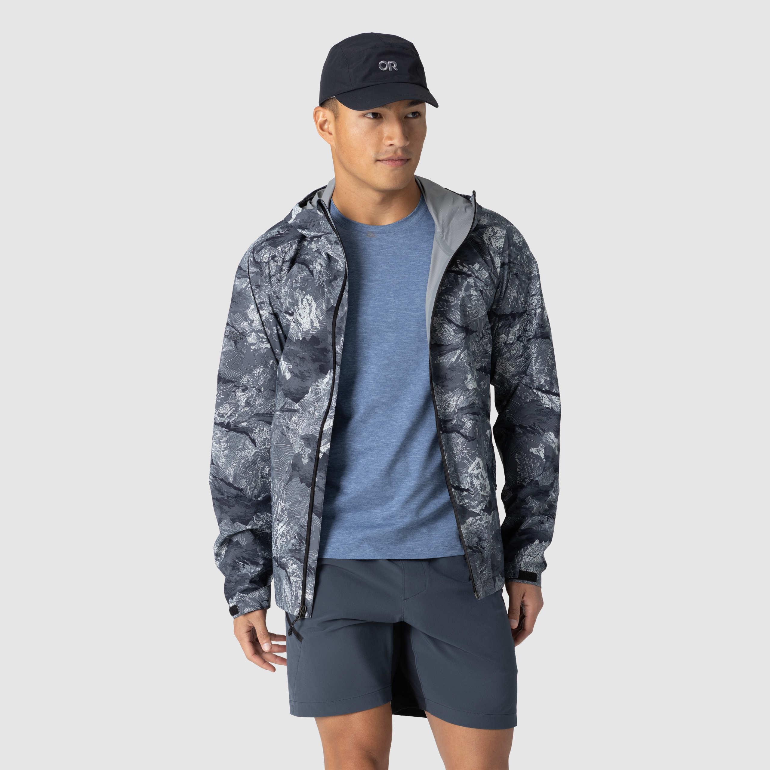 Men's Stratoburst Stretch Rain Jacket - Image 12