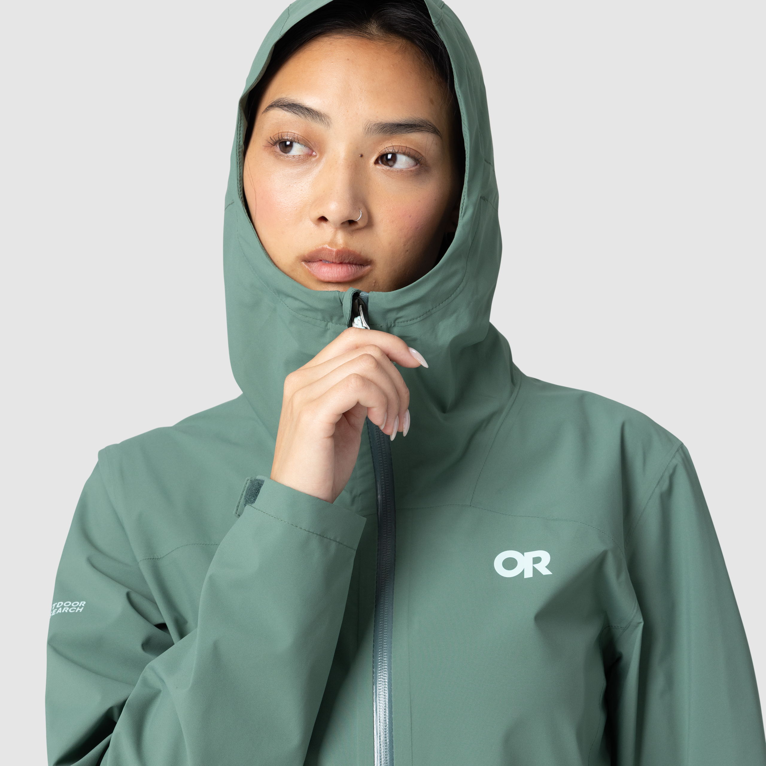 Women's Stratoburst Stretch Rain Jacket - Image 6