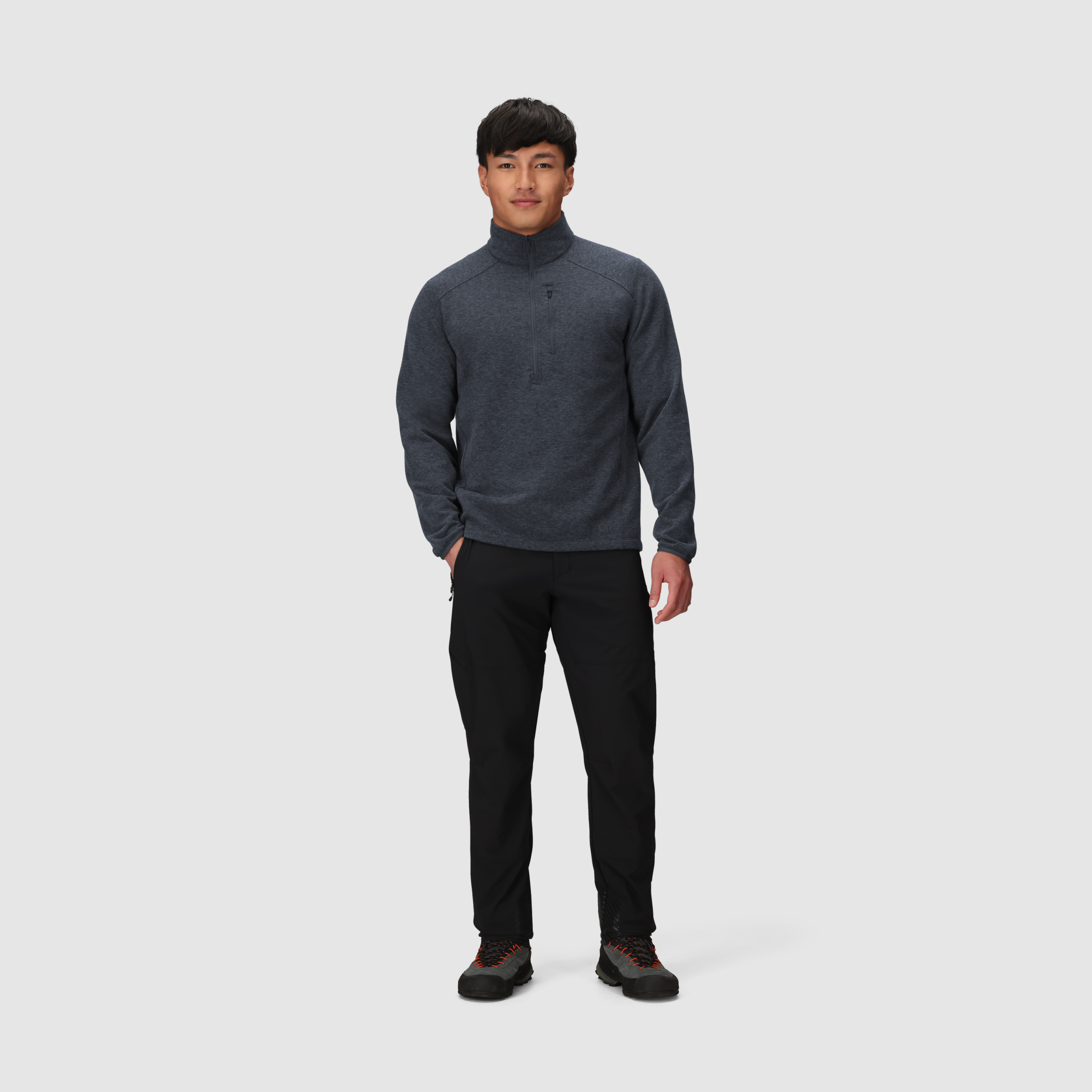 Men's Crescent Fleece Half Zip - Image 10