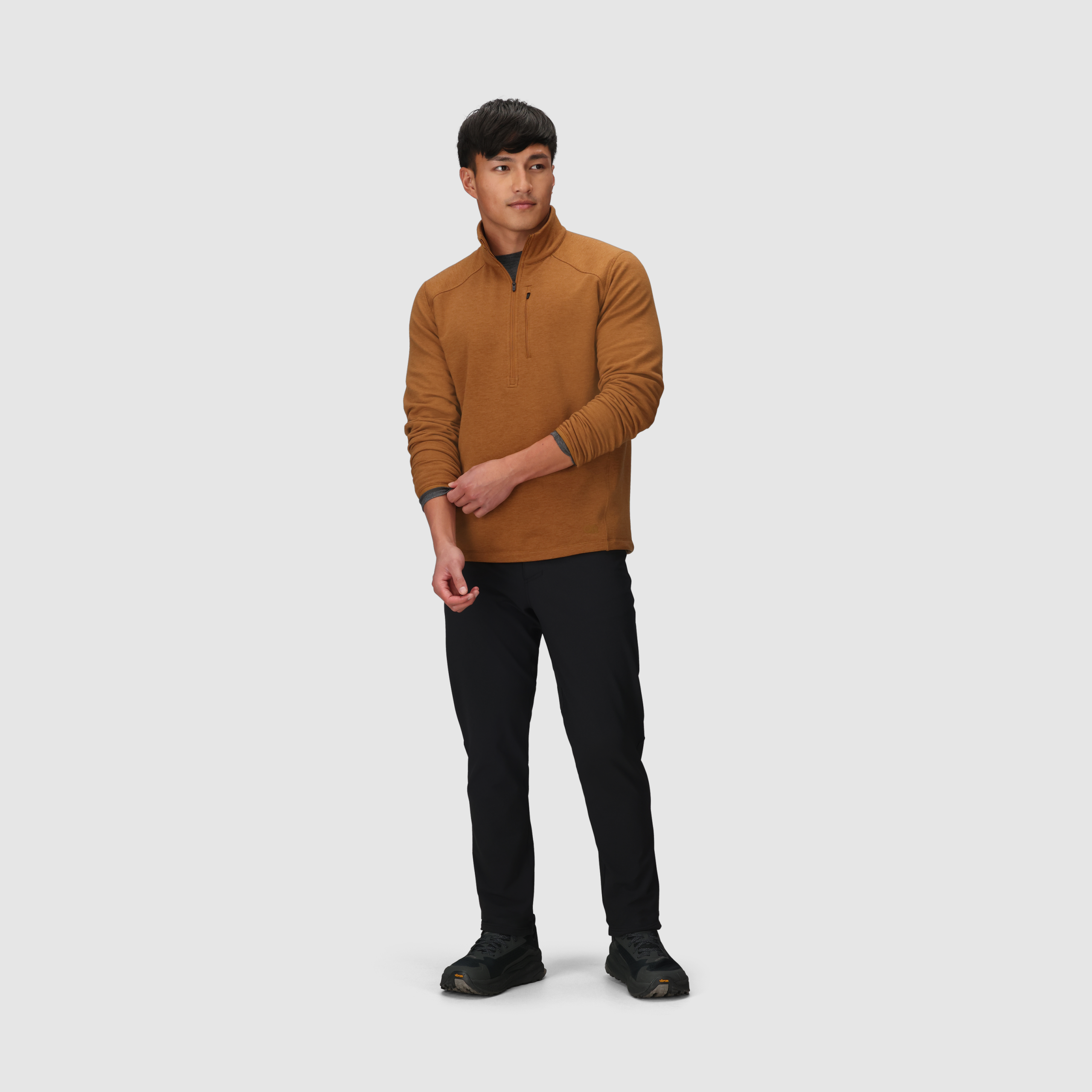 Men's Crescent Fleece Half Zip - Image 4