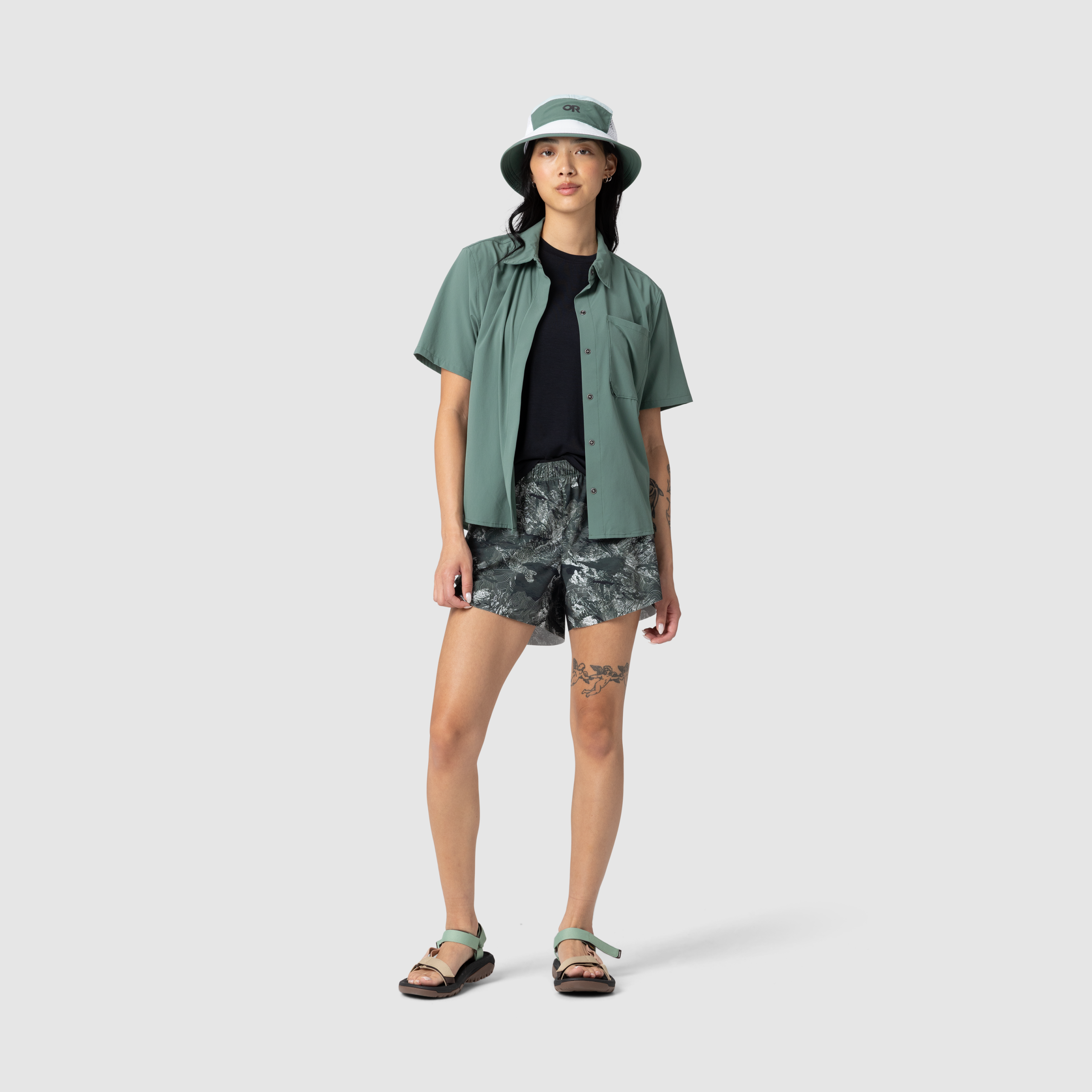 Women's Astroman Short Sleeve Sun Shirt - Image 13