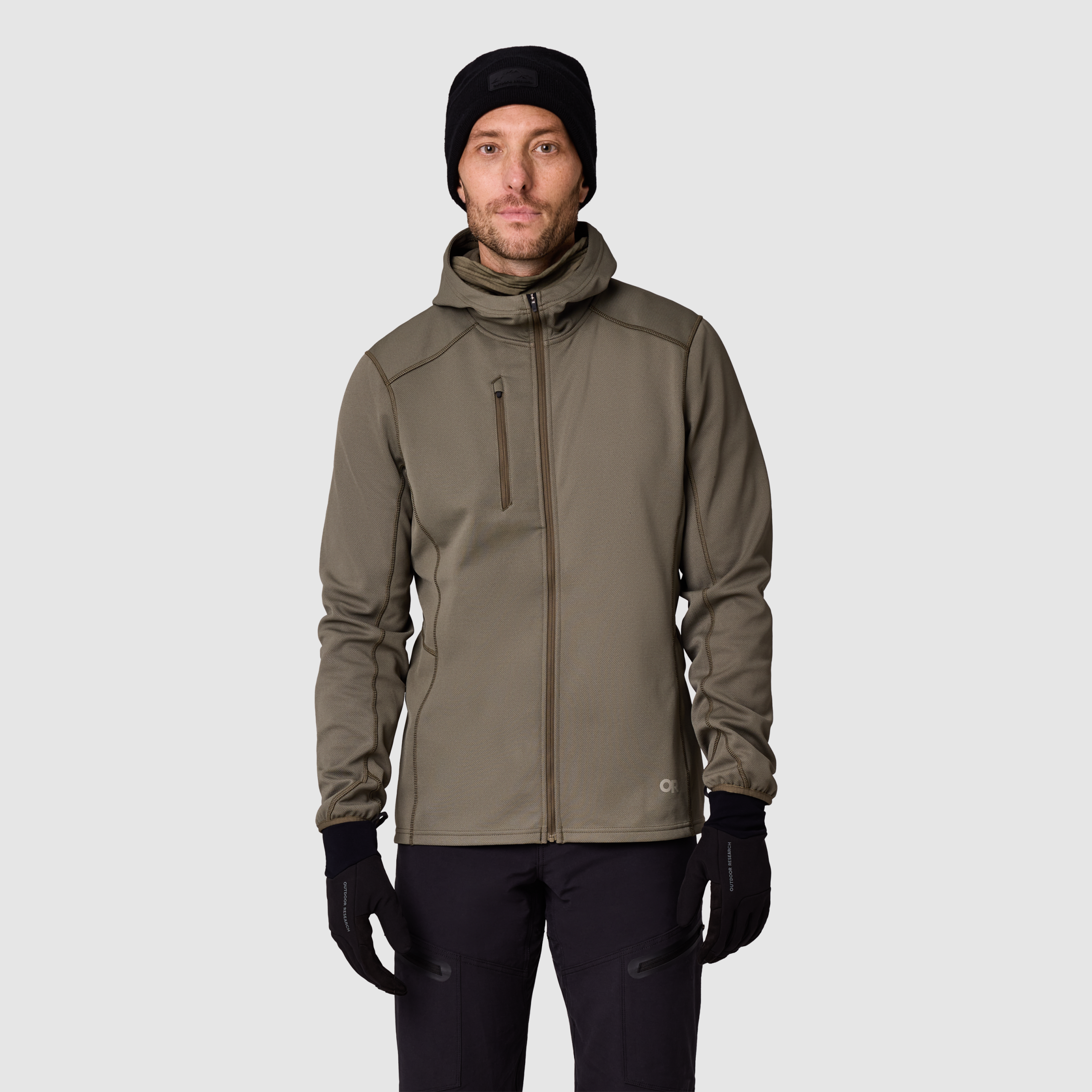 Men's Ceramik Fleece Full Zip Hoodie - Image 7