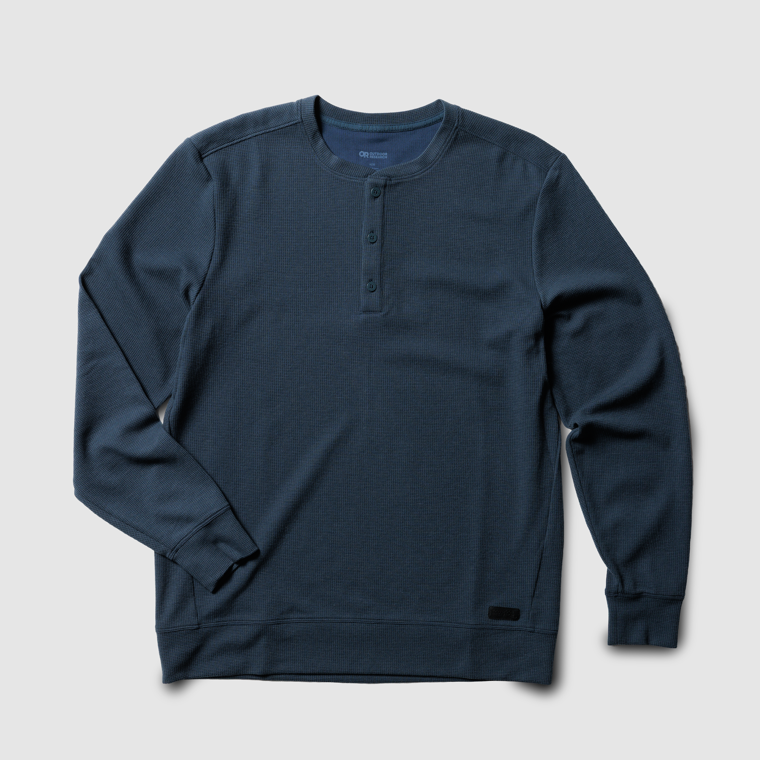 Men's Eclipse Waffle Long Sleeve Henley - Image 11
