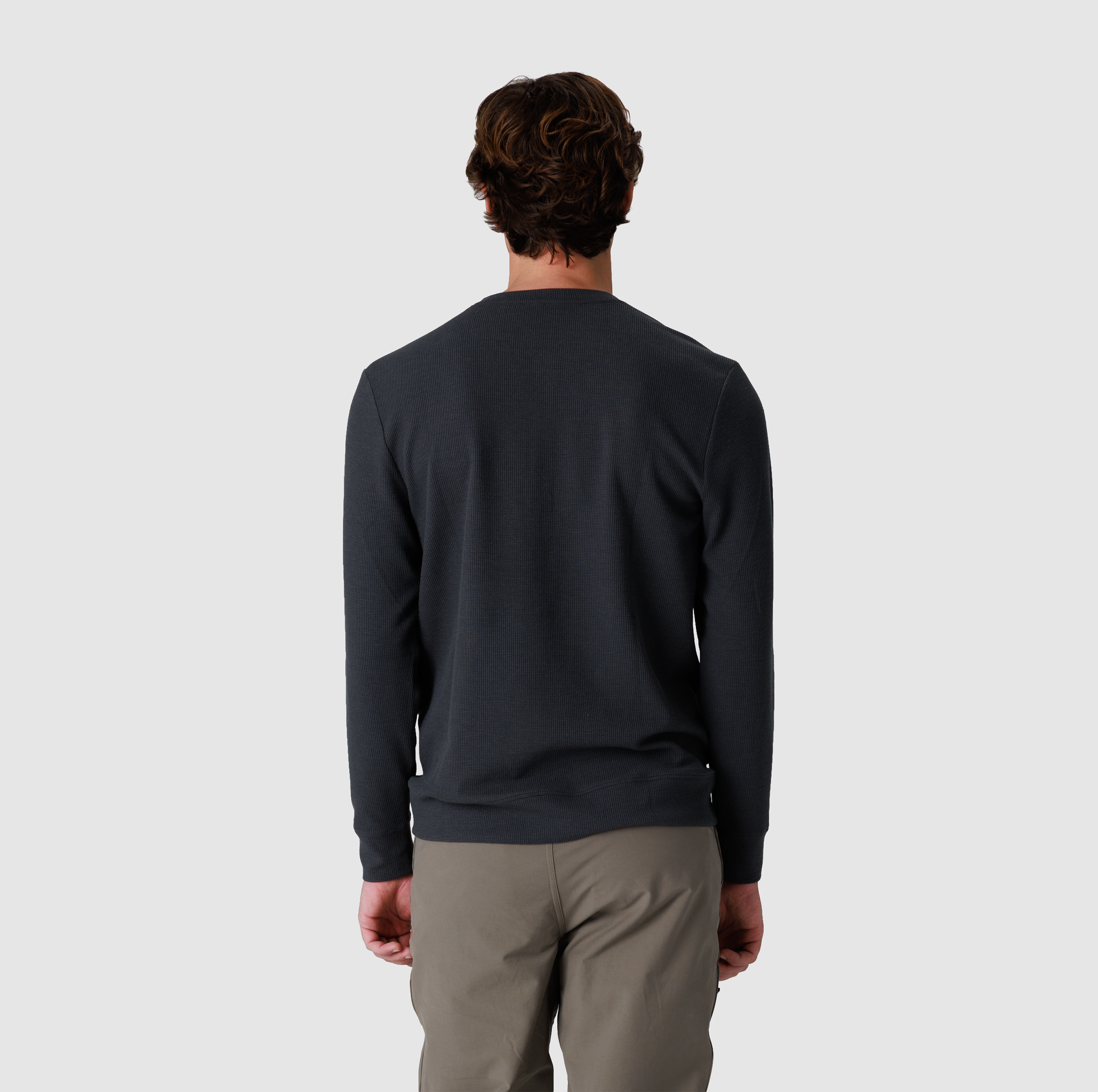 Men's Eclipse Waffle Long Sleeve Henley - Image 13