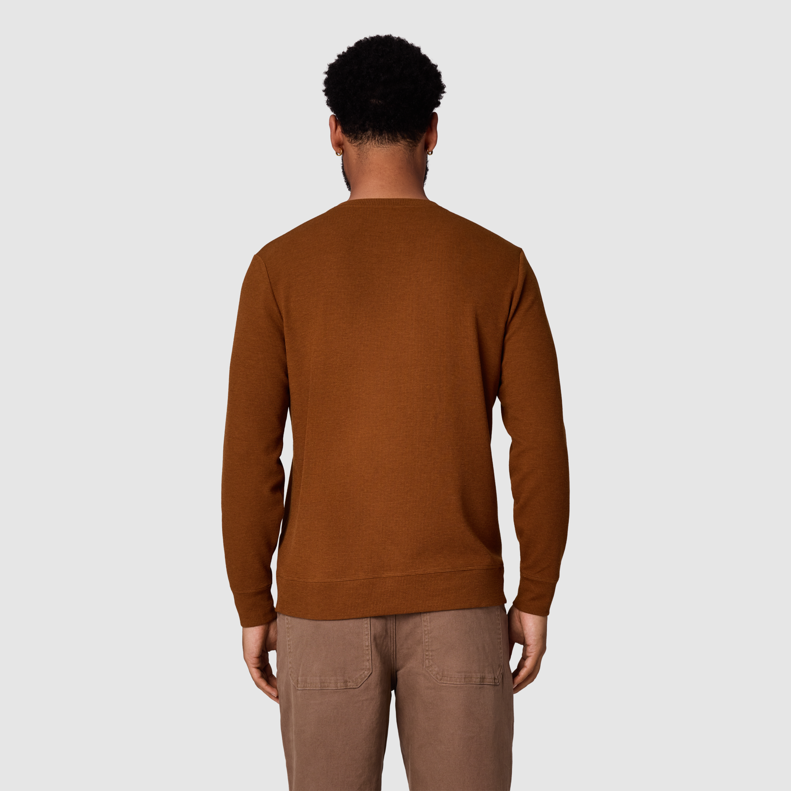 Men's Eclipse Waffle Long Sleeve Henley - Image 23