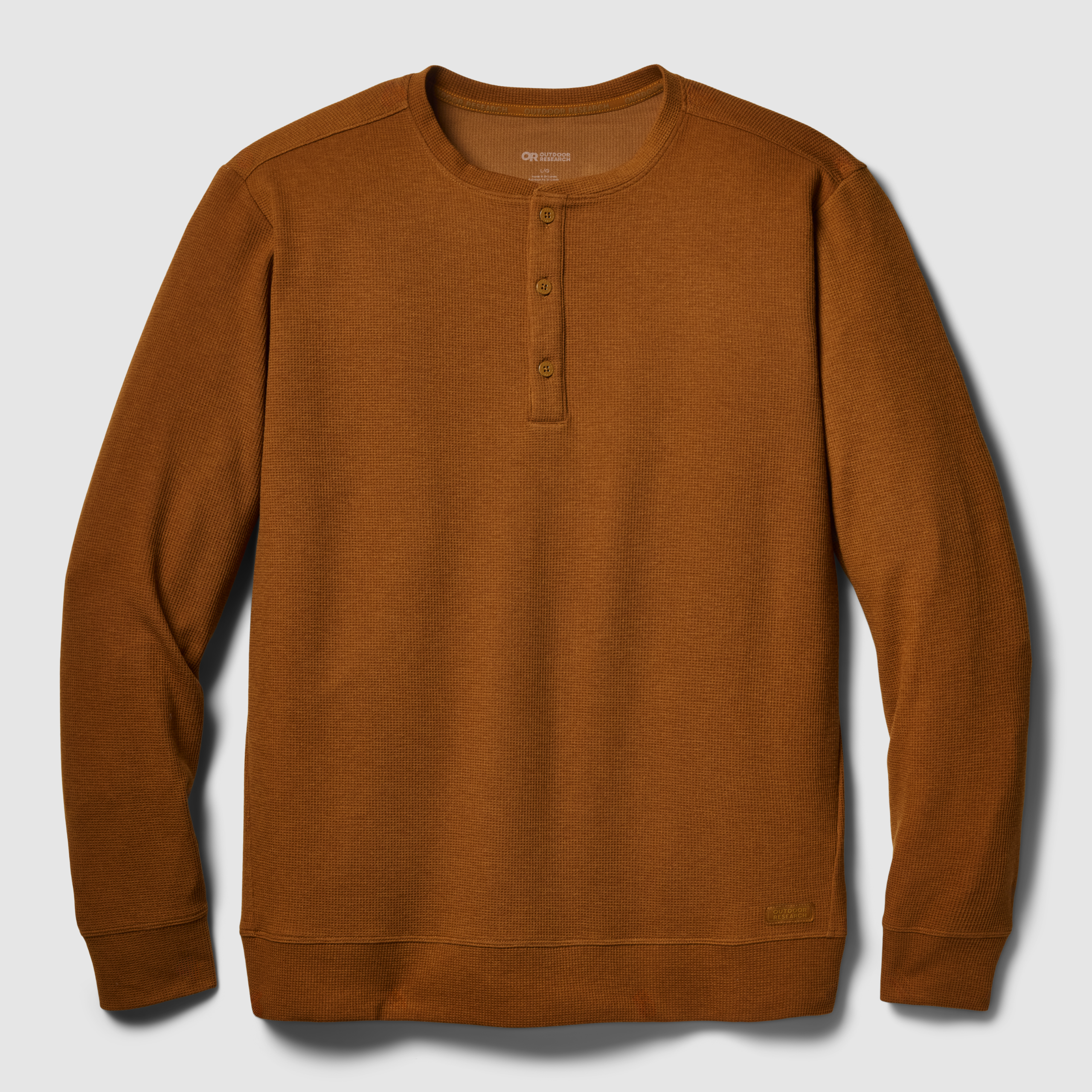 Men's Eclipse Waffle Long Sleeve Henley - Image 26