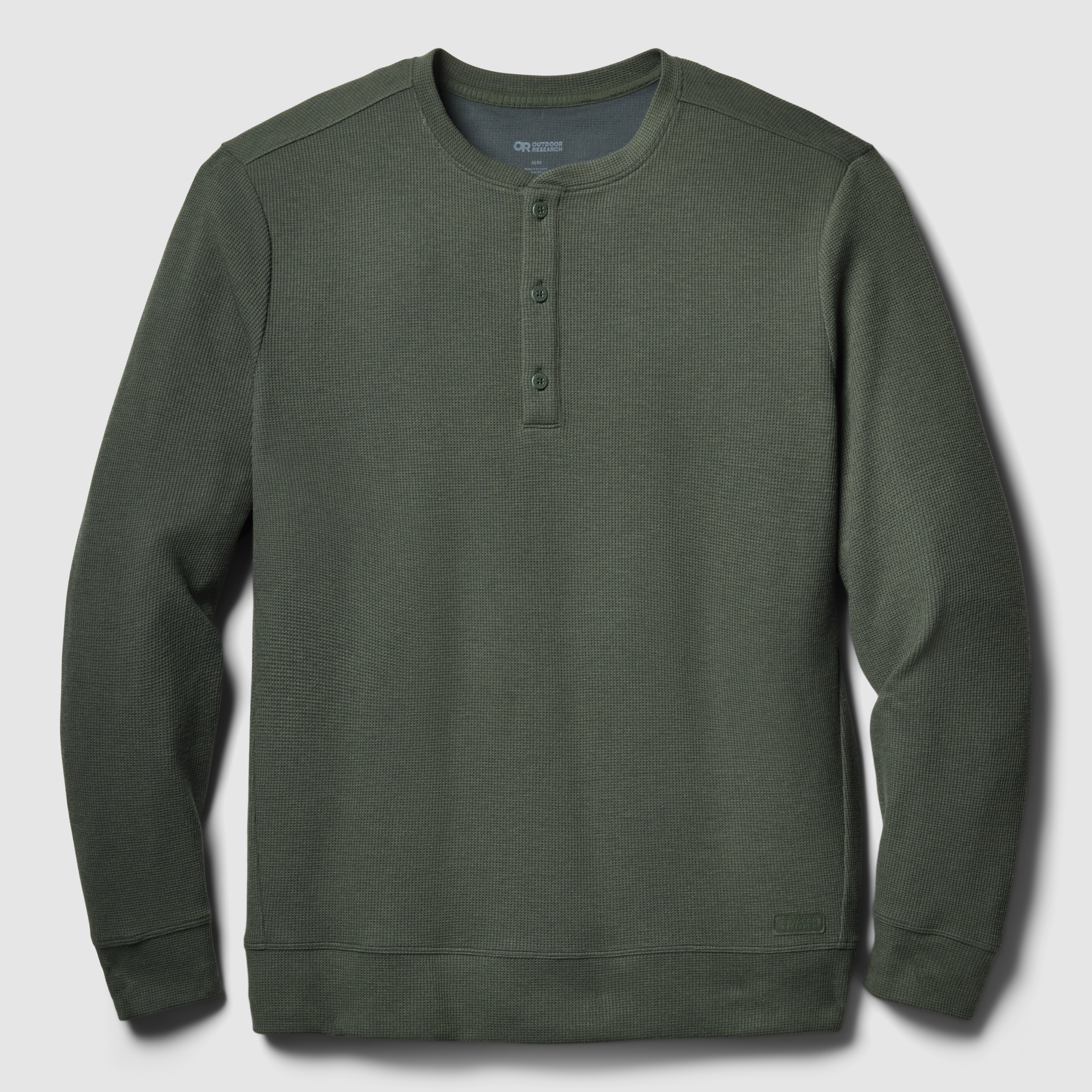 Men's Eclipse Waffle Long Sleeve Henley - Image 21