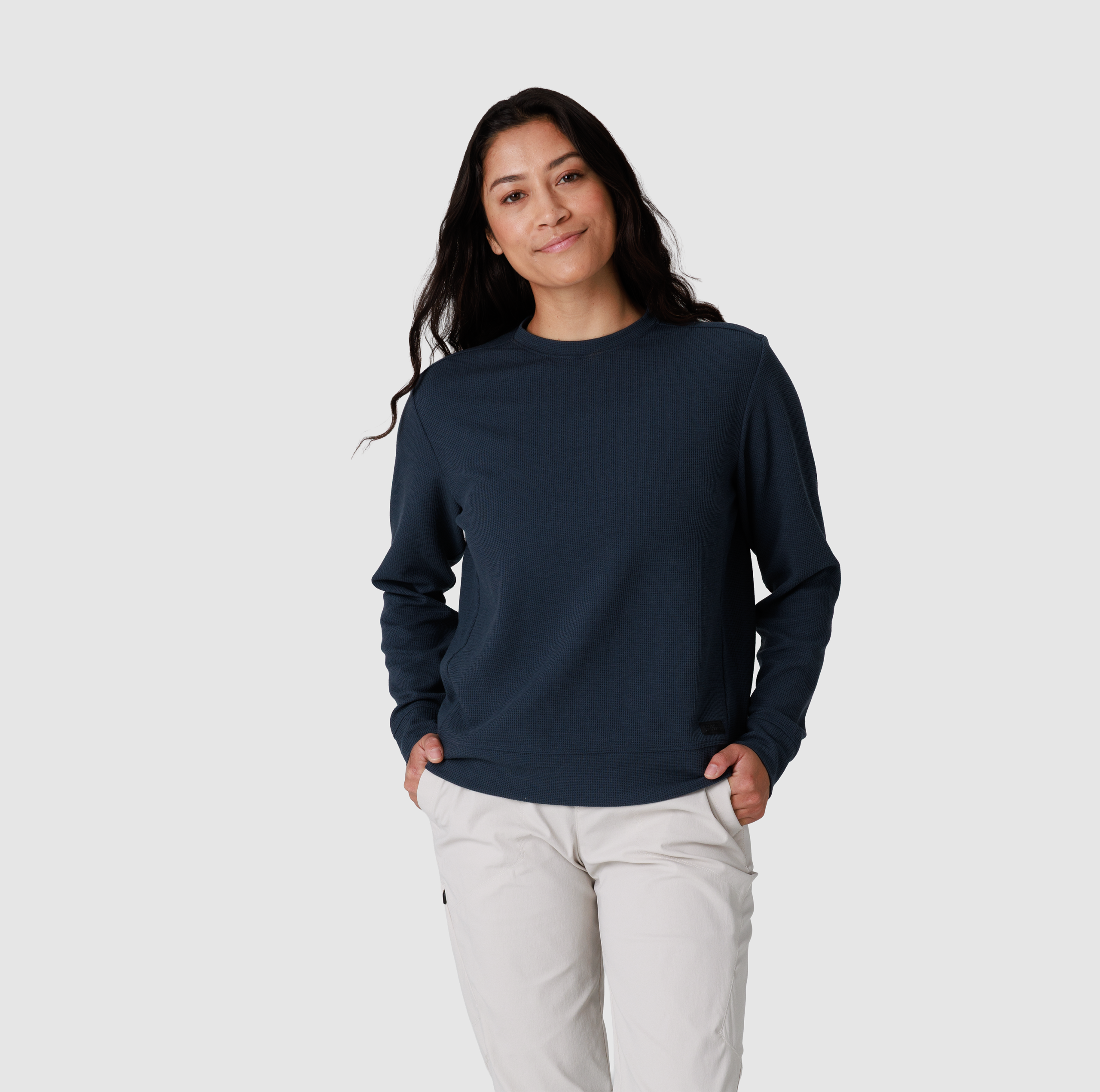 Women's Eclipse Waffle Long Sleeve Tee - Image 18
