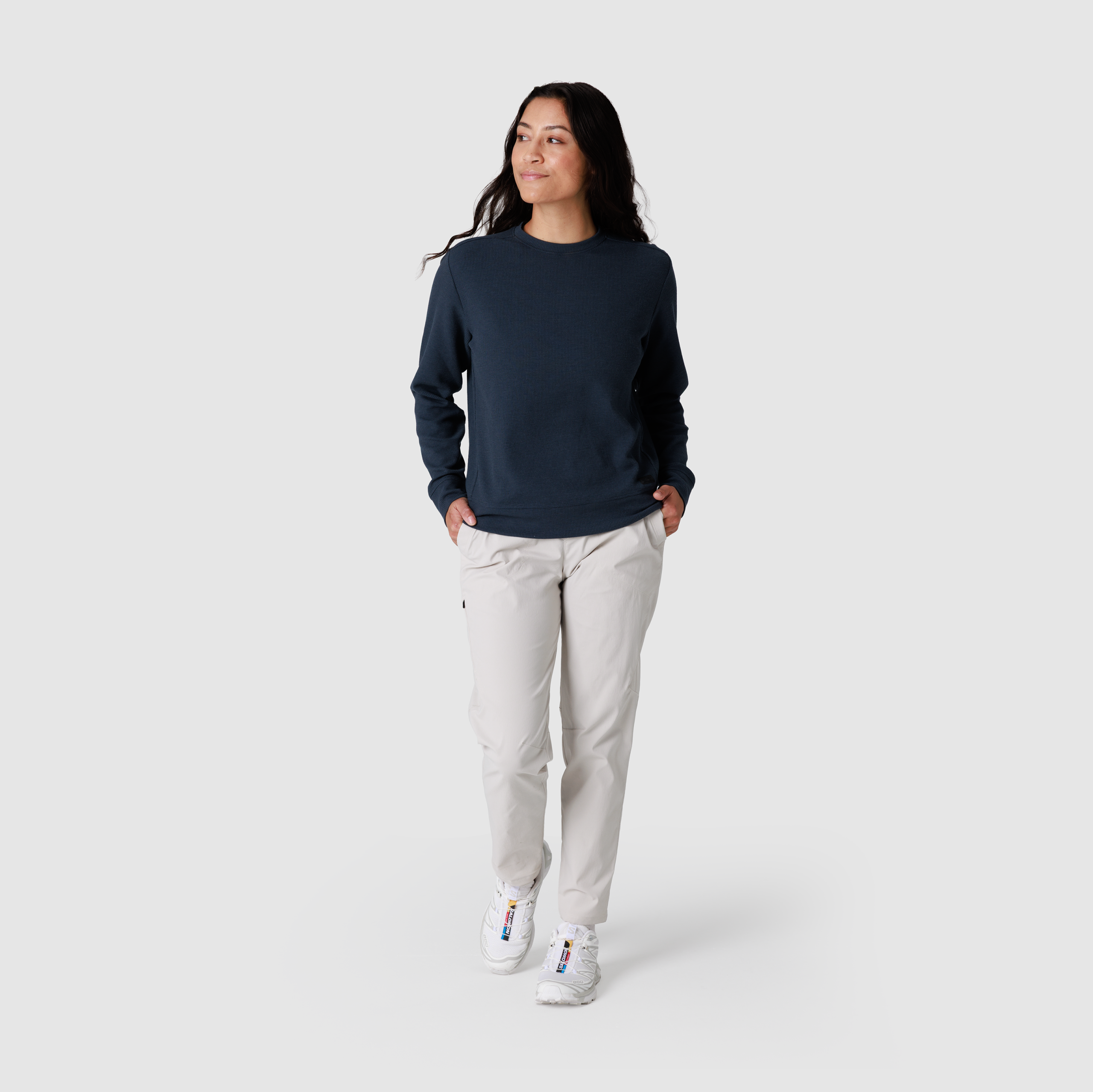 Women's Eclipse Waffle Long Sleeve Tee - Image 21