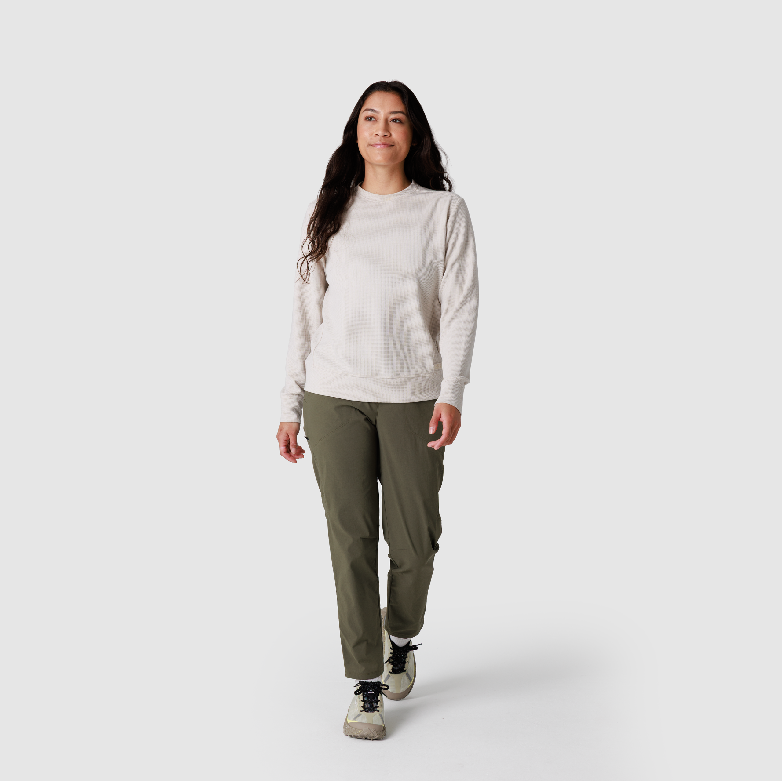 Women's Eclipse Waffle Long Sleeve Tee - Image 9