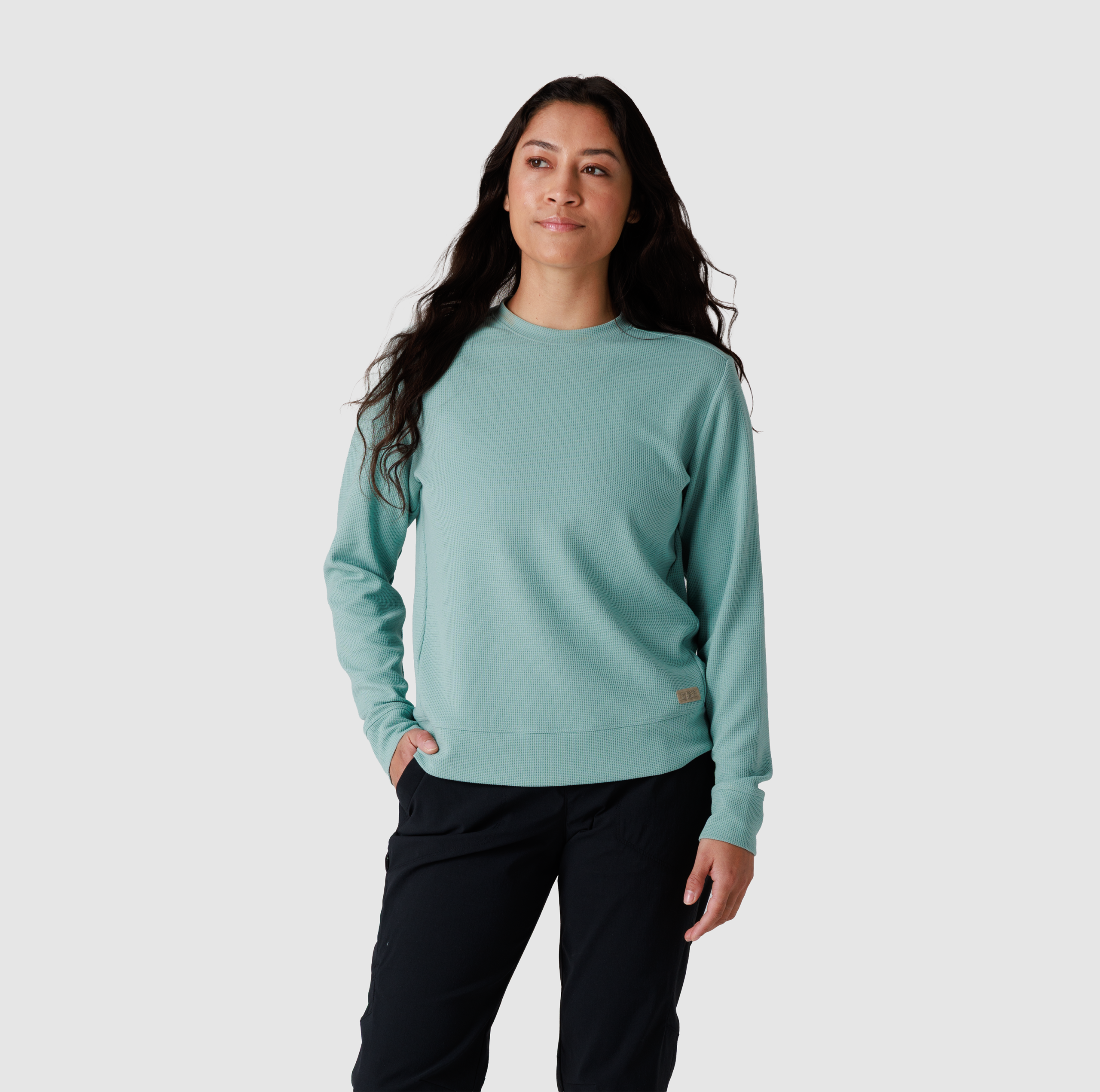 Women's Eclipse Waffle Long Sleeve Tee - Image 12