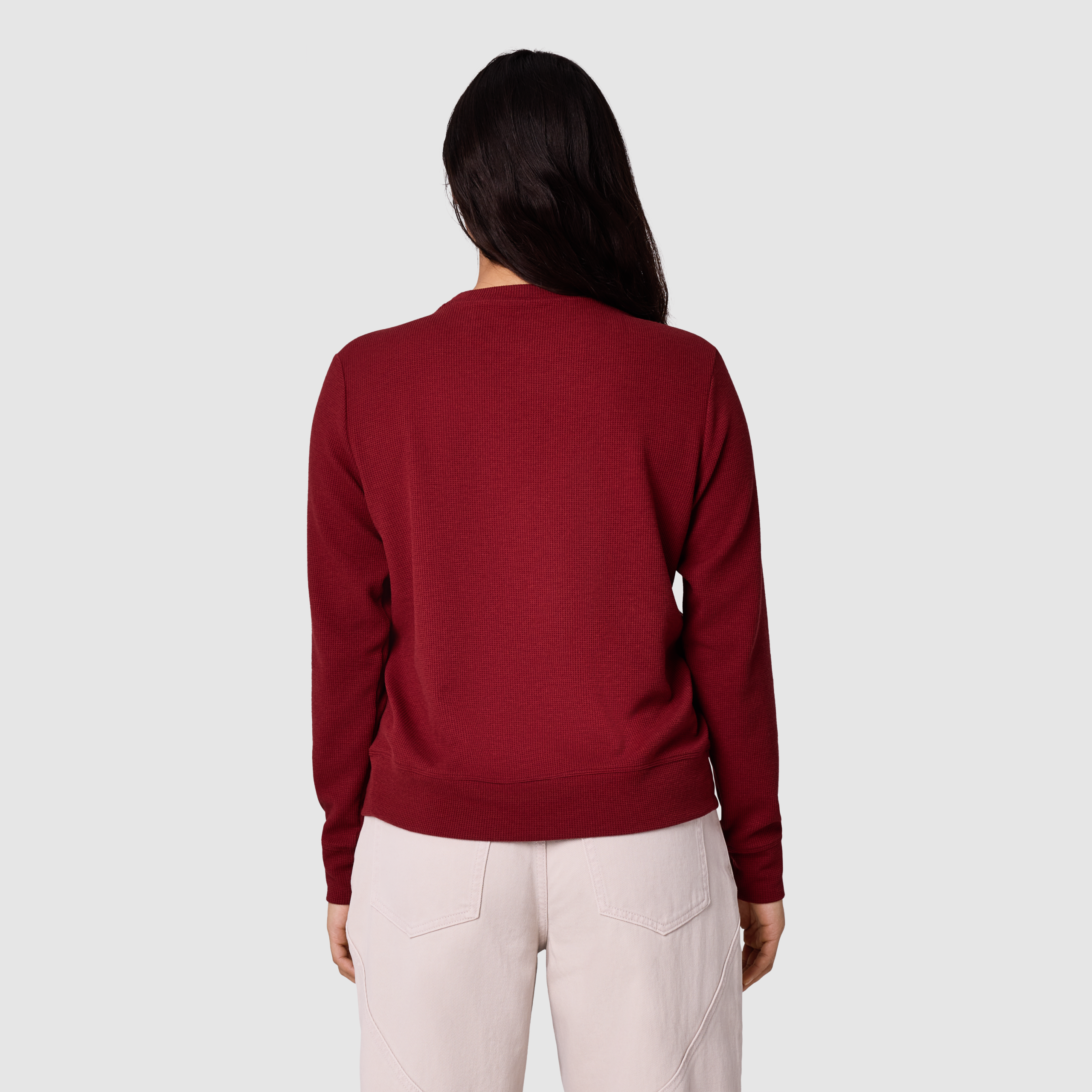 Women's Eclipse Waffle Long Sleeve Tee - Image 2